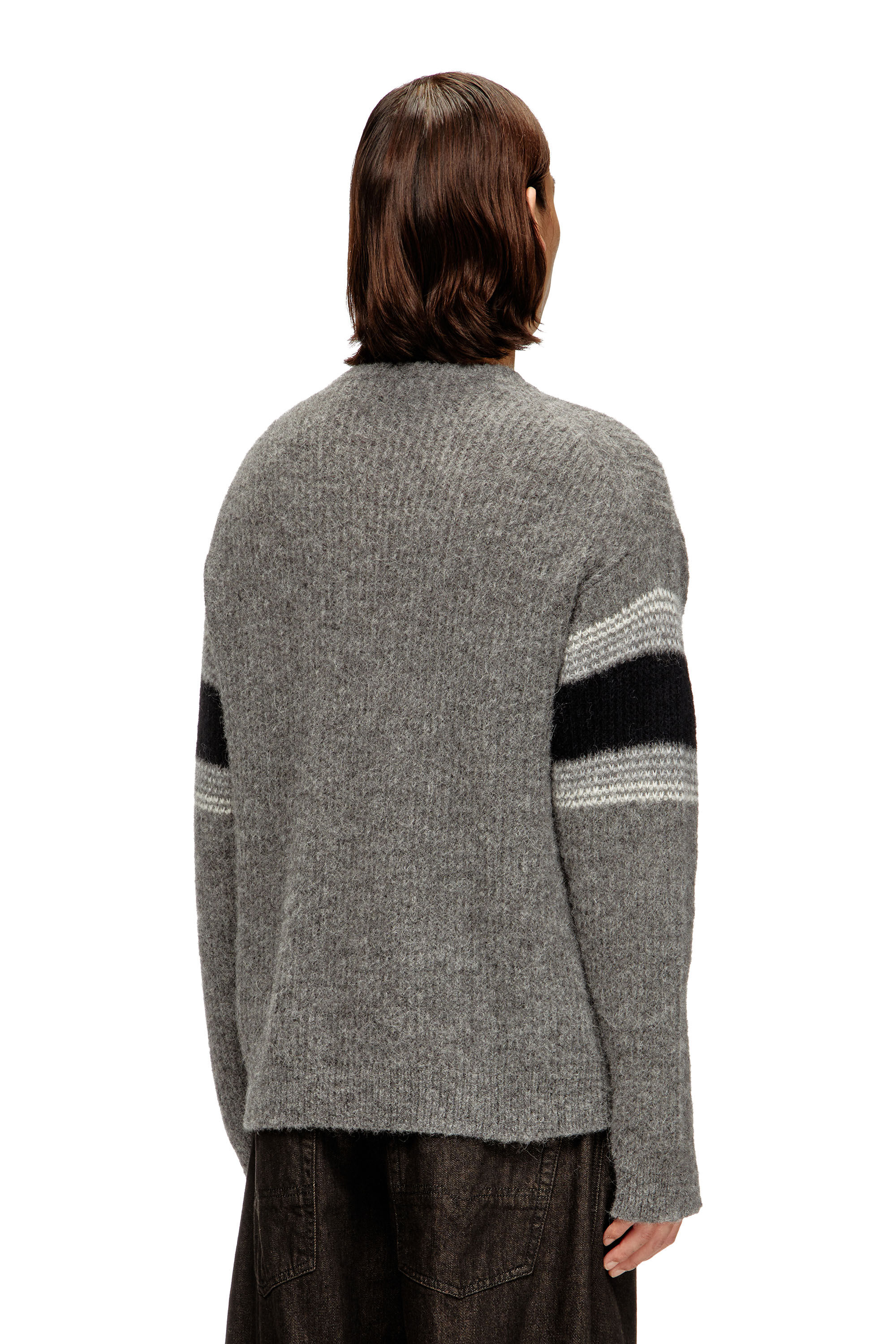 Diesel - K-SOREN, Striped jumper in alpaca blend Hombre in Multicolor - 4
