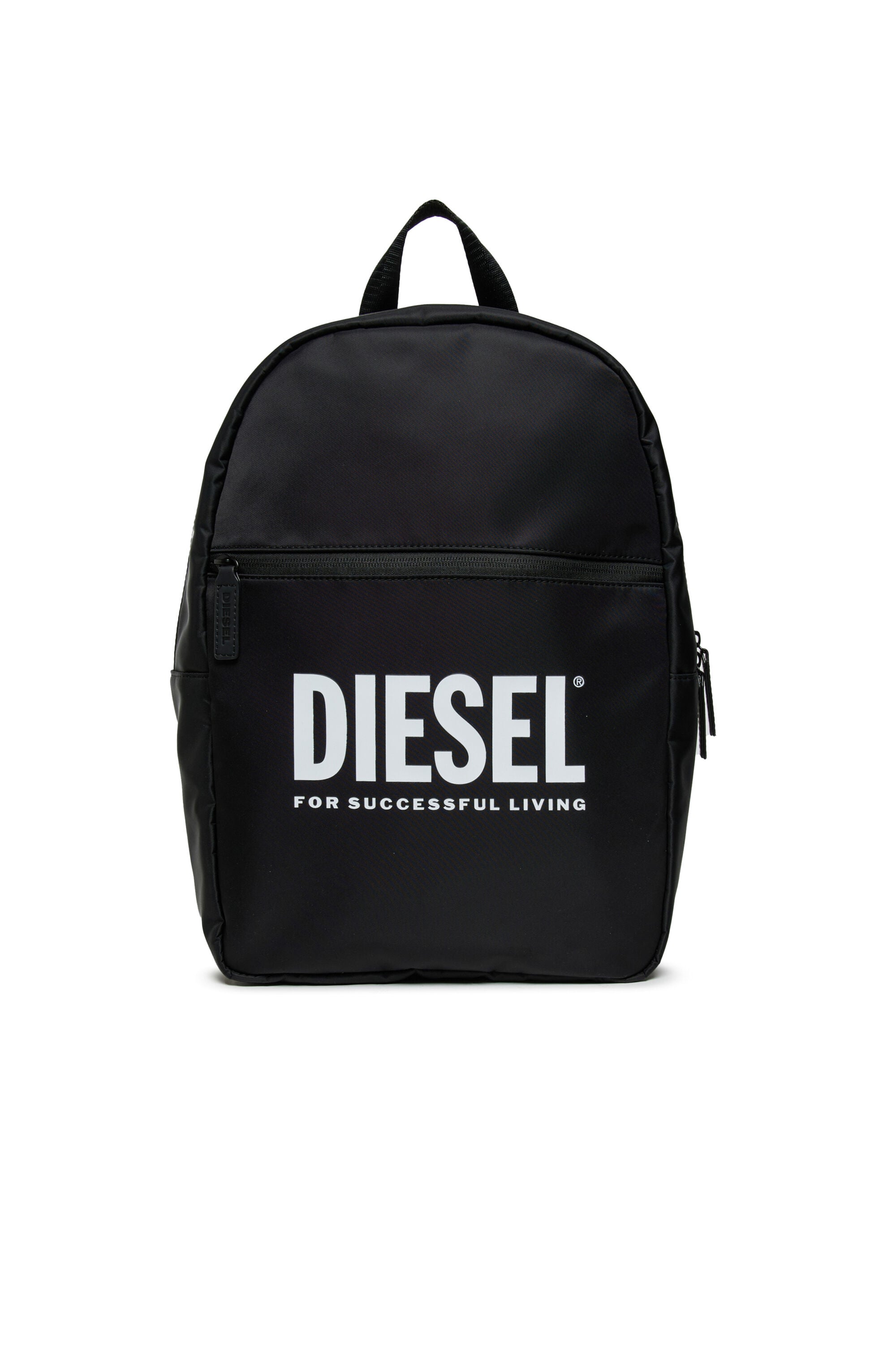Boy'sWISDEL-Nylon backpack with logo print | Black | Diesel ES