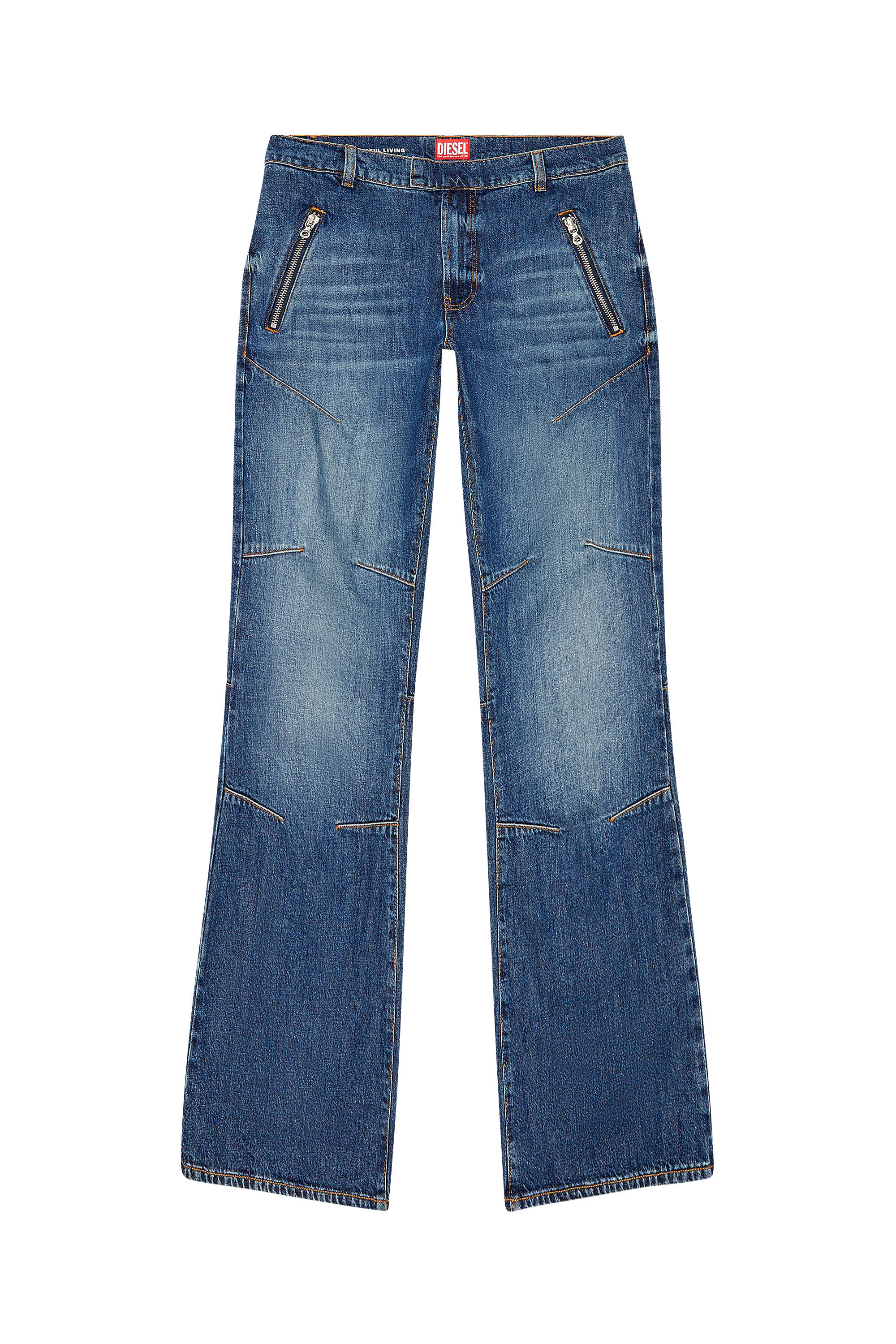 Diesel - Straight Jeans D-Ismis 0HJAW, Azul Oscuro - Image 2