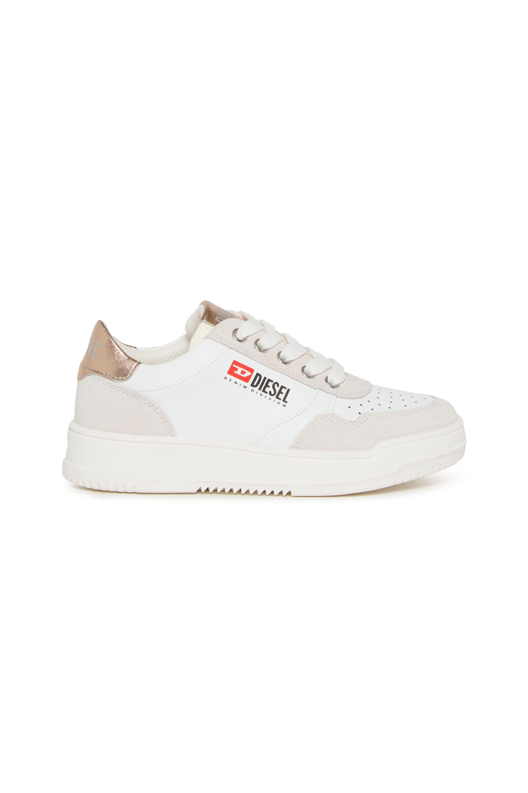 Diesel - S-CASCOUN, S-CASCOUN-Zapatillas de cuero con logo lateral Unisex in Multicolor - 1