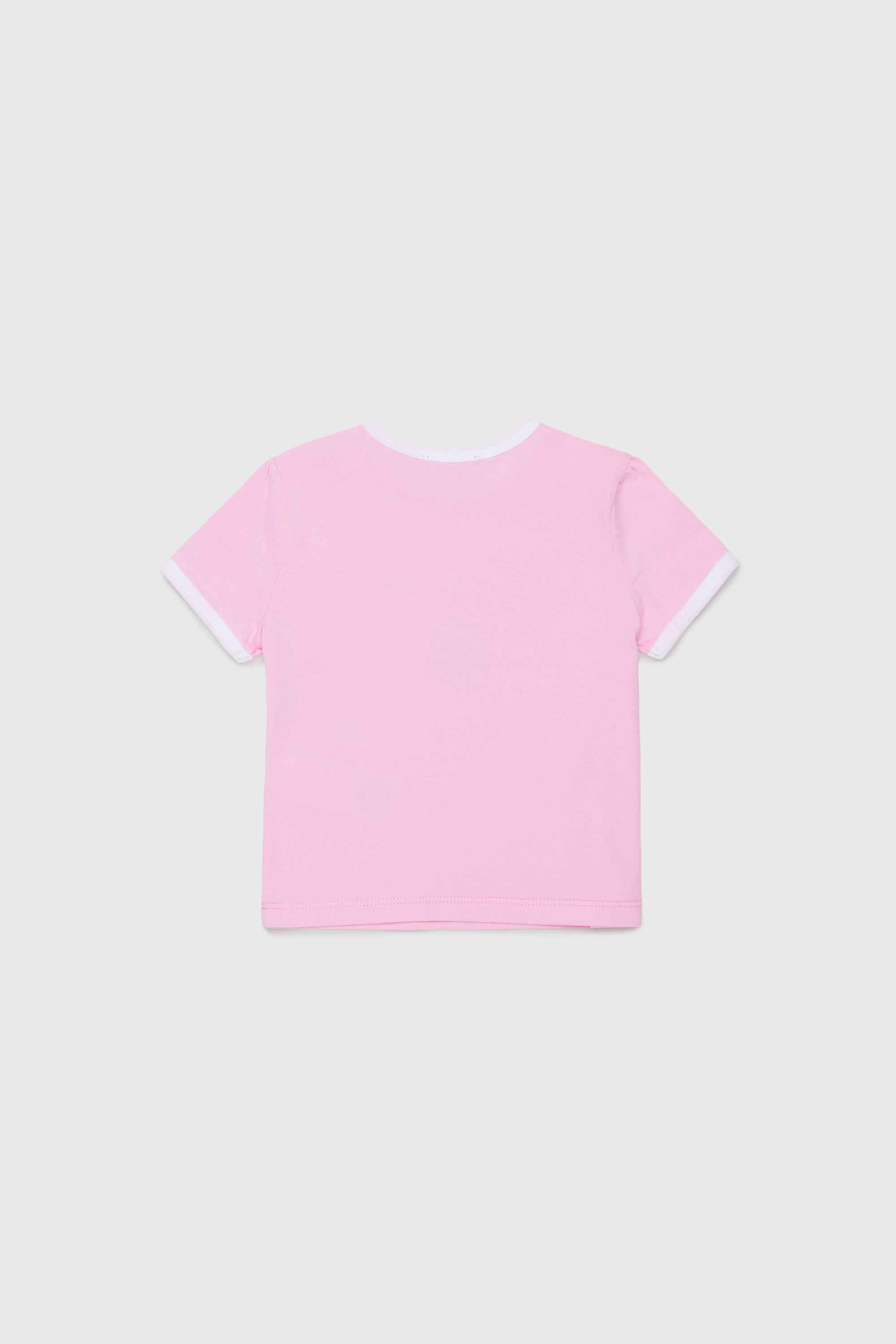 Diesel - TEPAB, Camiseta de algod&oacute;n con logo efecto glitter Mujer in Rosa - 2