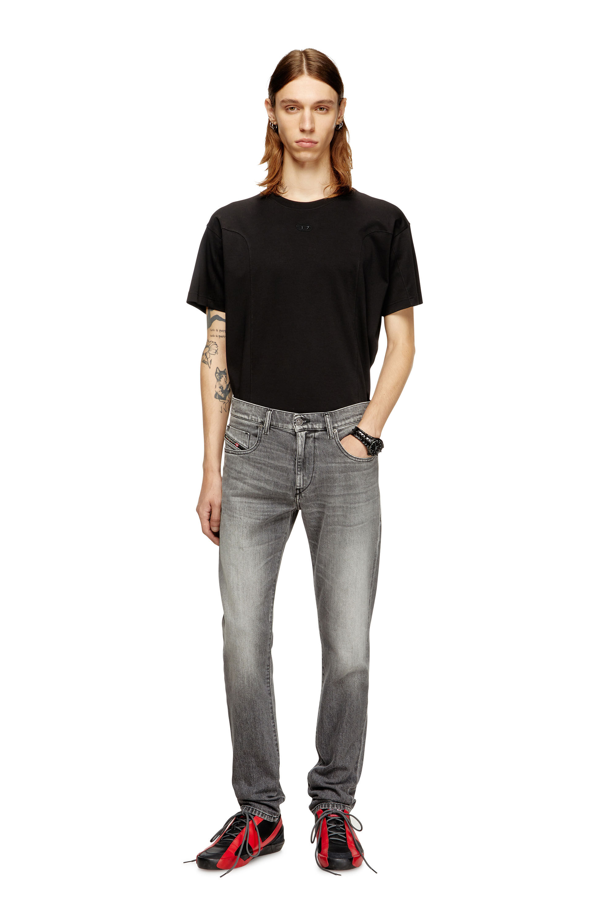 Diesel - Slim Jeans 2019 D-Strukt 09M30 Hombre, Gris - 1