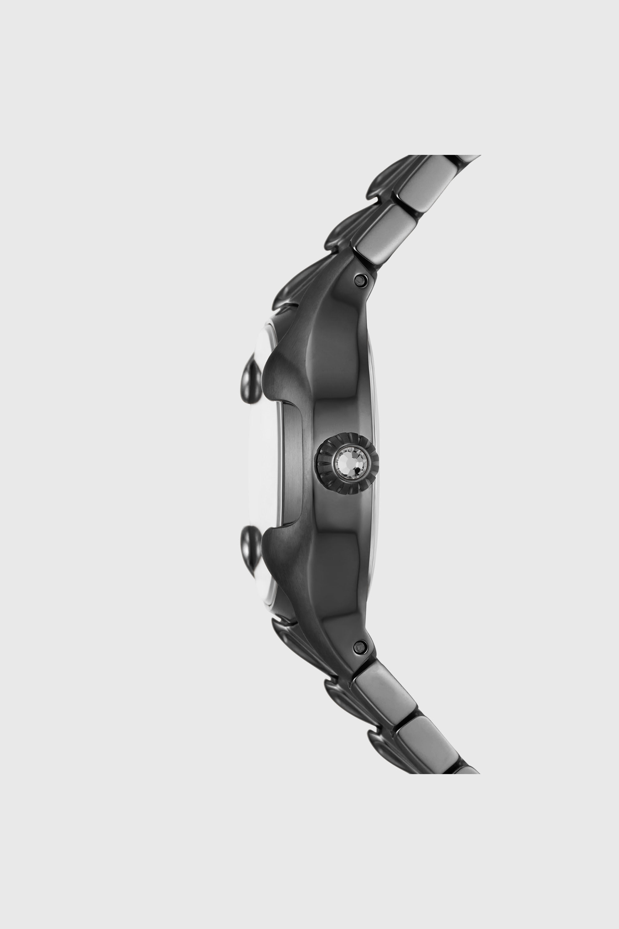 Diesel - DZ5603, Reloj Vert de acero inoxidable en gris plomo con movimiento de tres agujas Mujer in Gris - 3