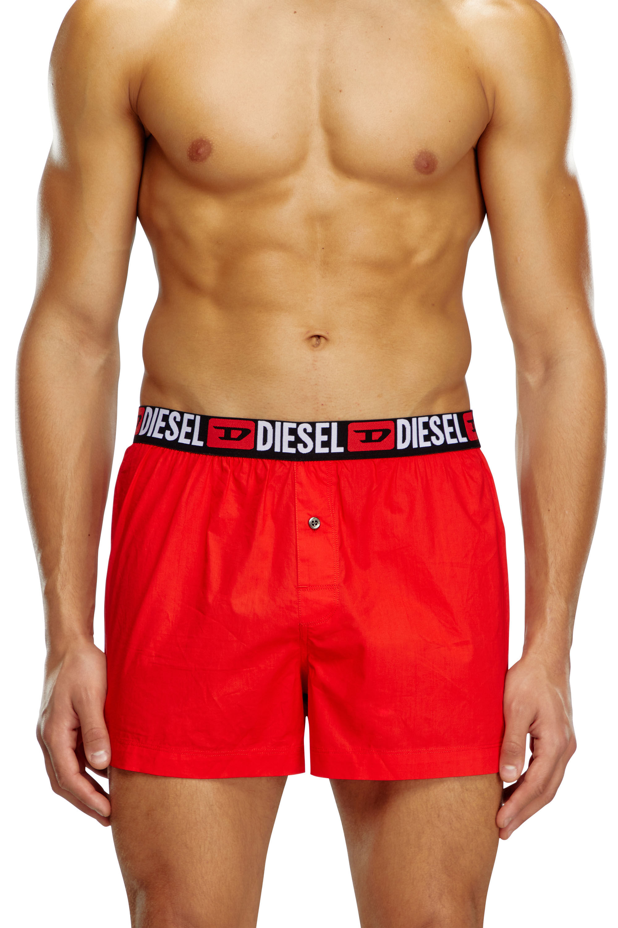 Diesel - UMBX-STARKTWOPACK, Hombre Calzoncillos bóxer de dos piezas con logotipo en la cintura in Multicolor - Image 3