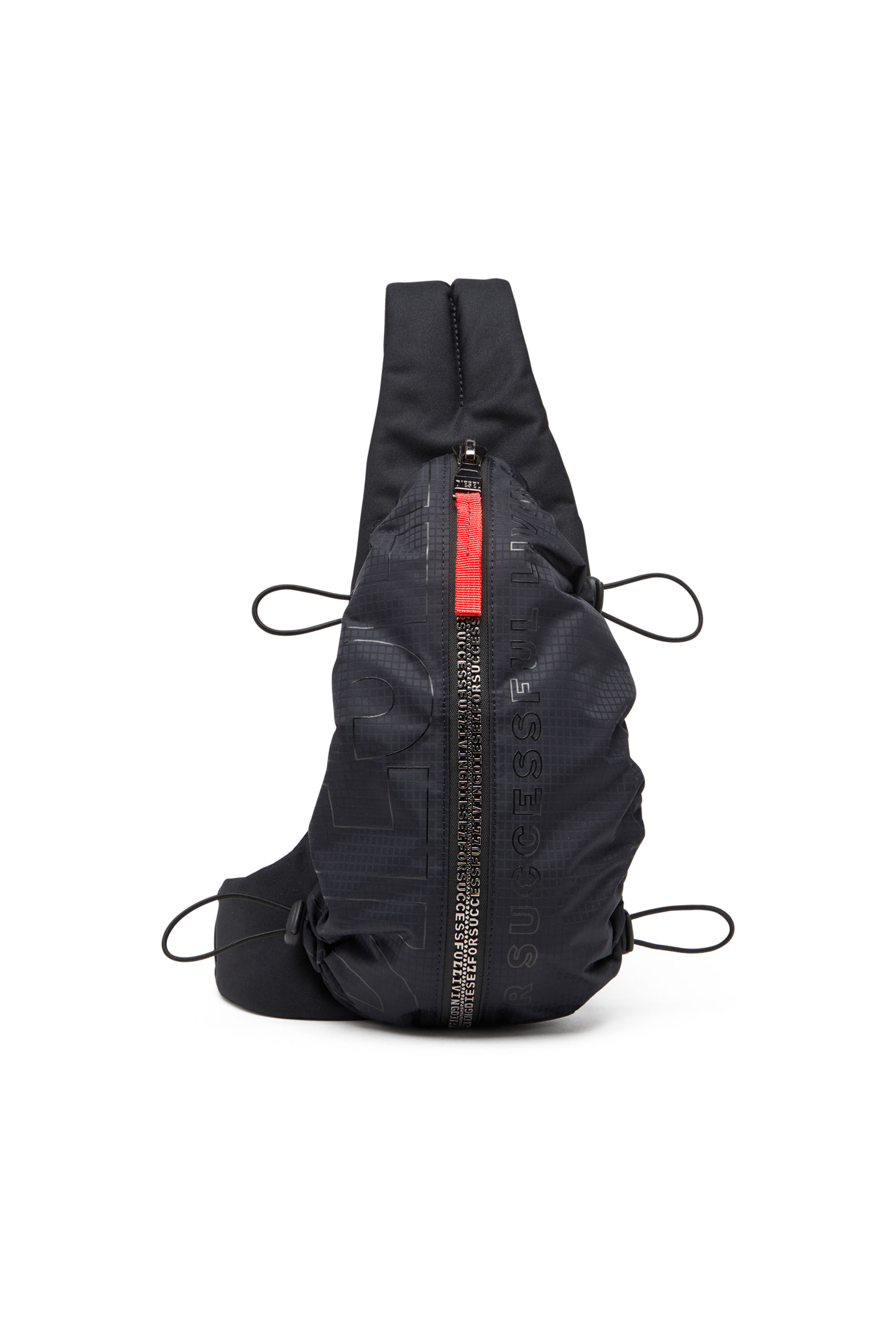 Zip-D-Bolso bandolera de tejido exterior de jacquard a cuadros