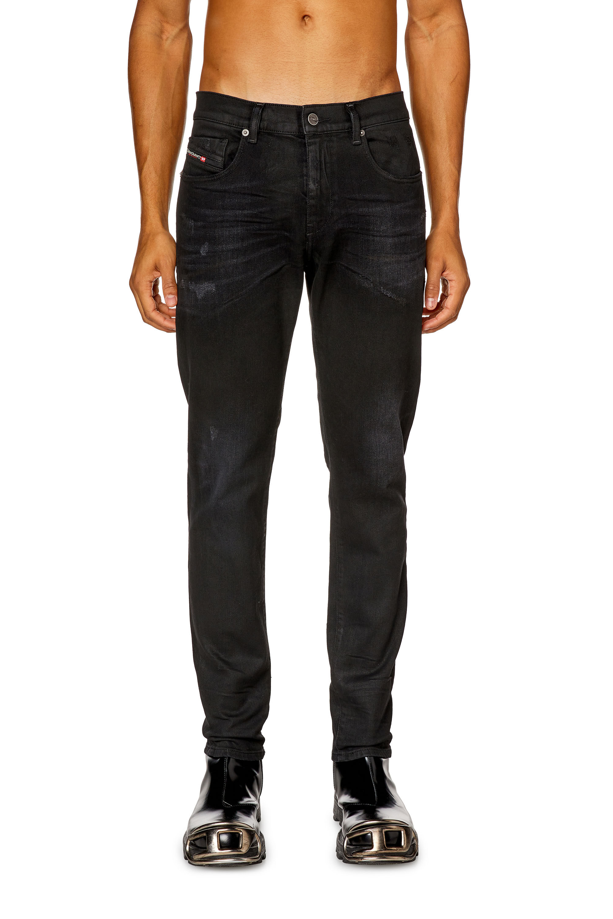 Vaqueros Hombre Slim Negro Gris oscuro Diesel 2019 D Strukt