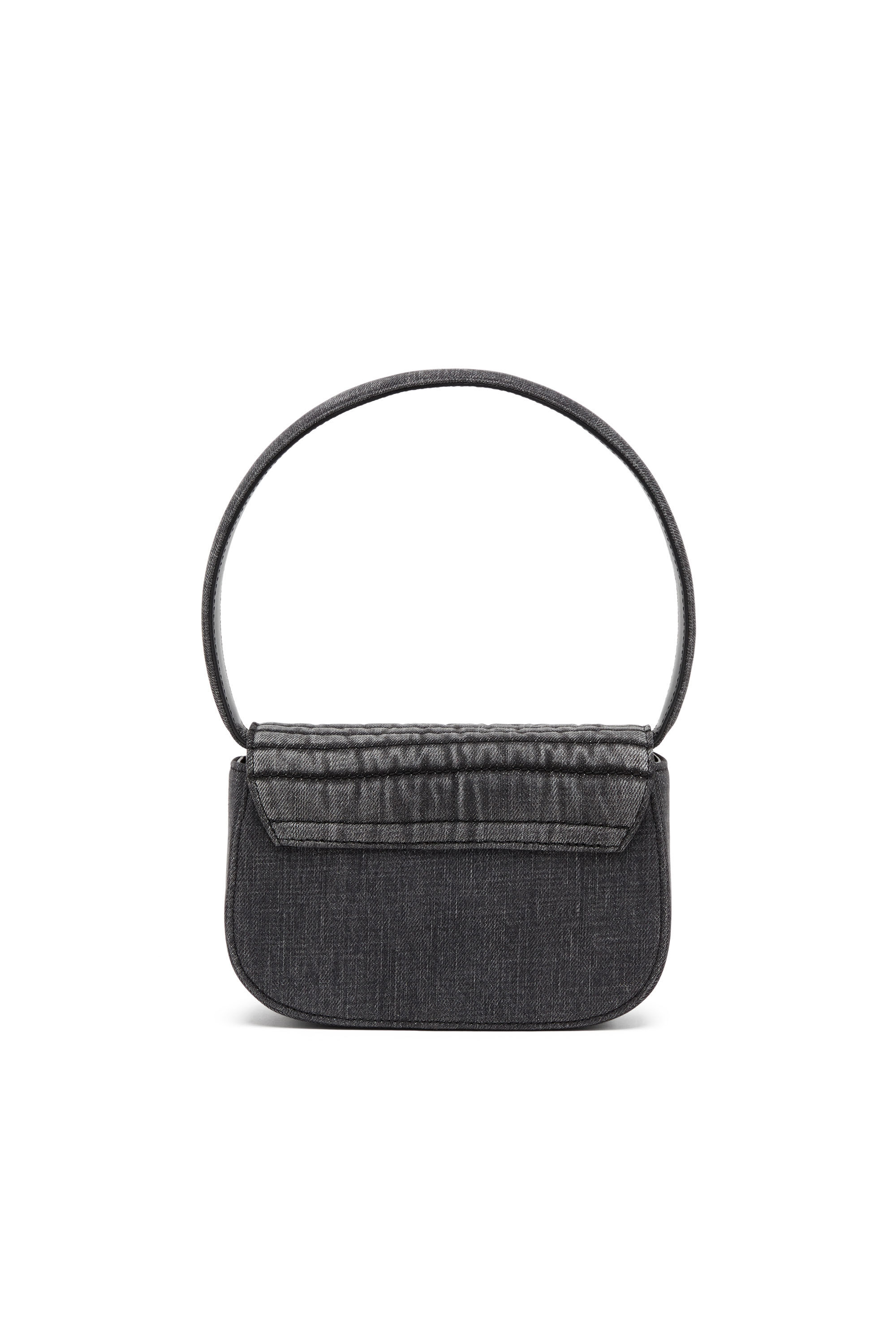 Women s 1DR Shoulder Bag Iconic shoulder bag in padded denim Black Diesel