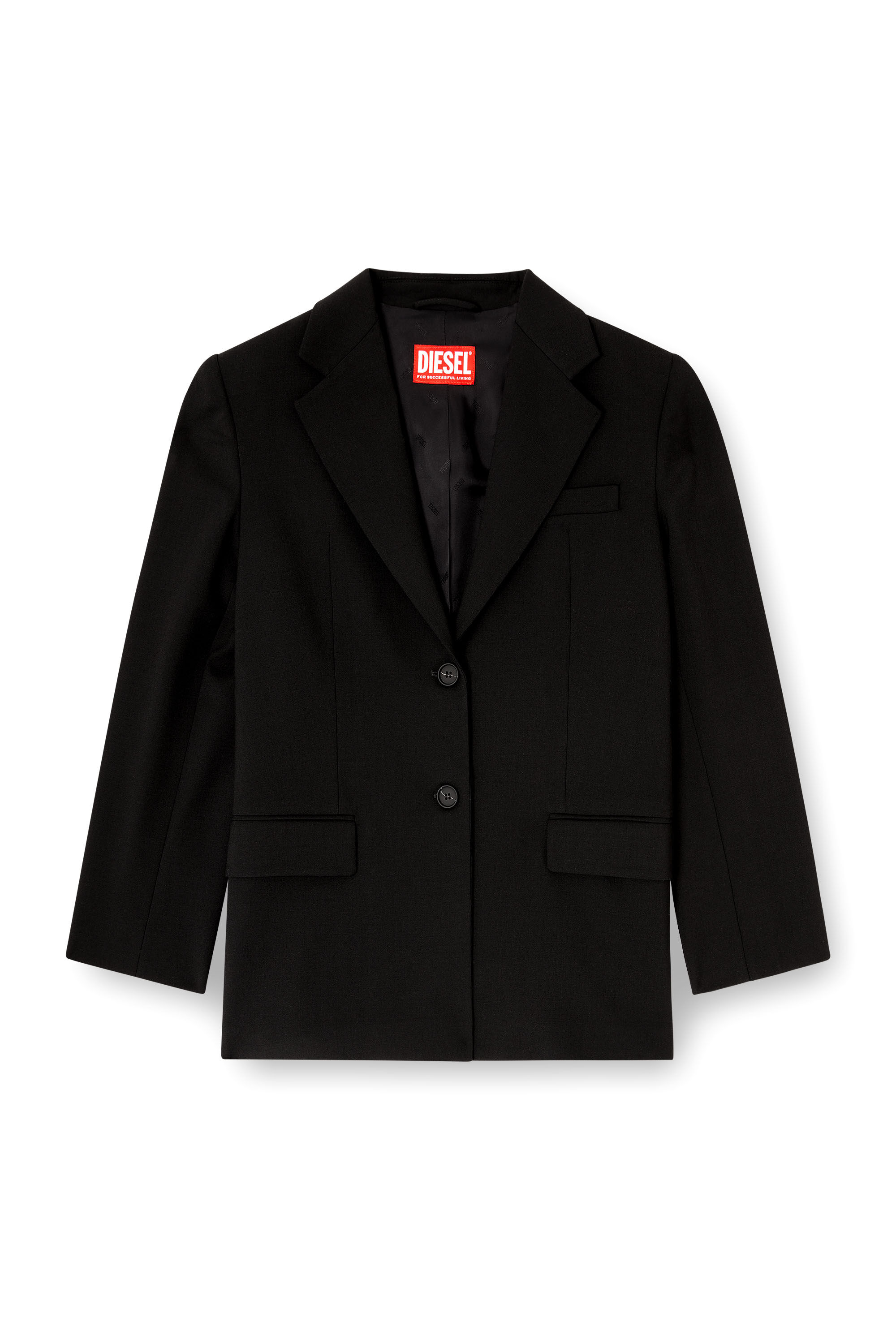 Diesel - G-KESS-R1, Blazer en mezcla de lana Mujer in Negro - 2