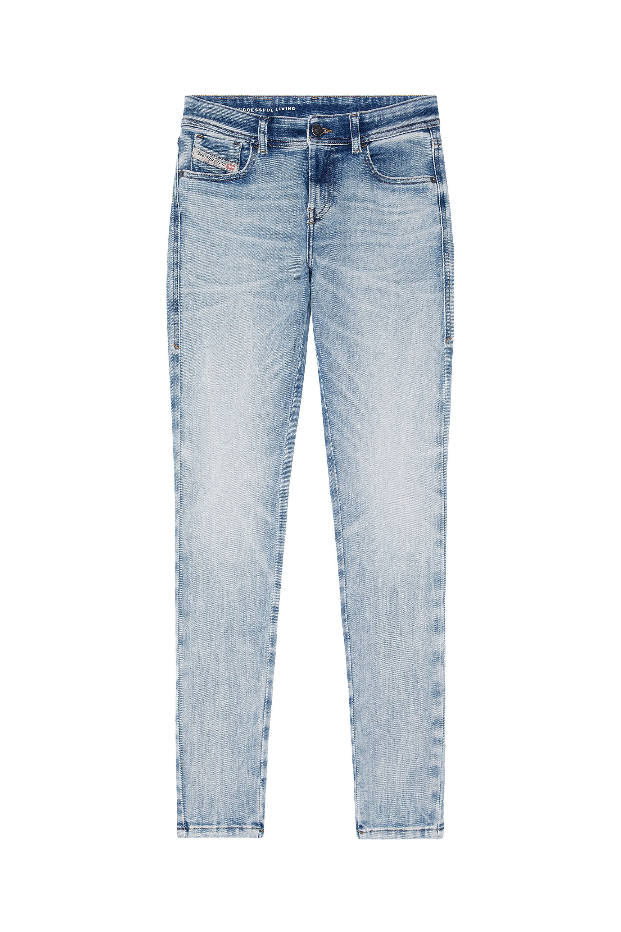 Diesel - Super skinny Jeans 2017 Slandy 09G18, Azul Claro - Image 2
