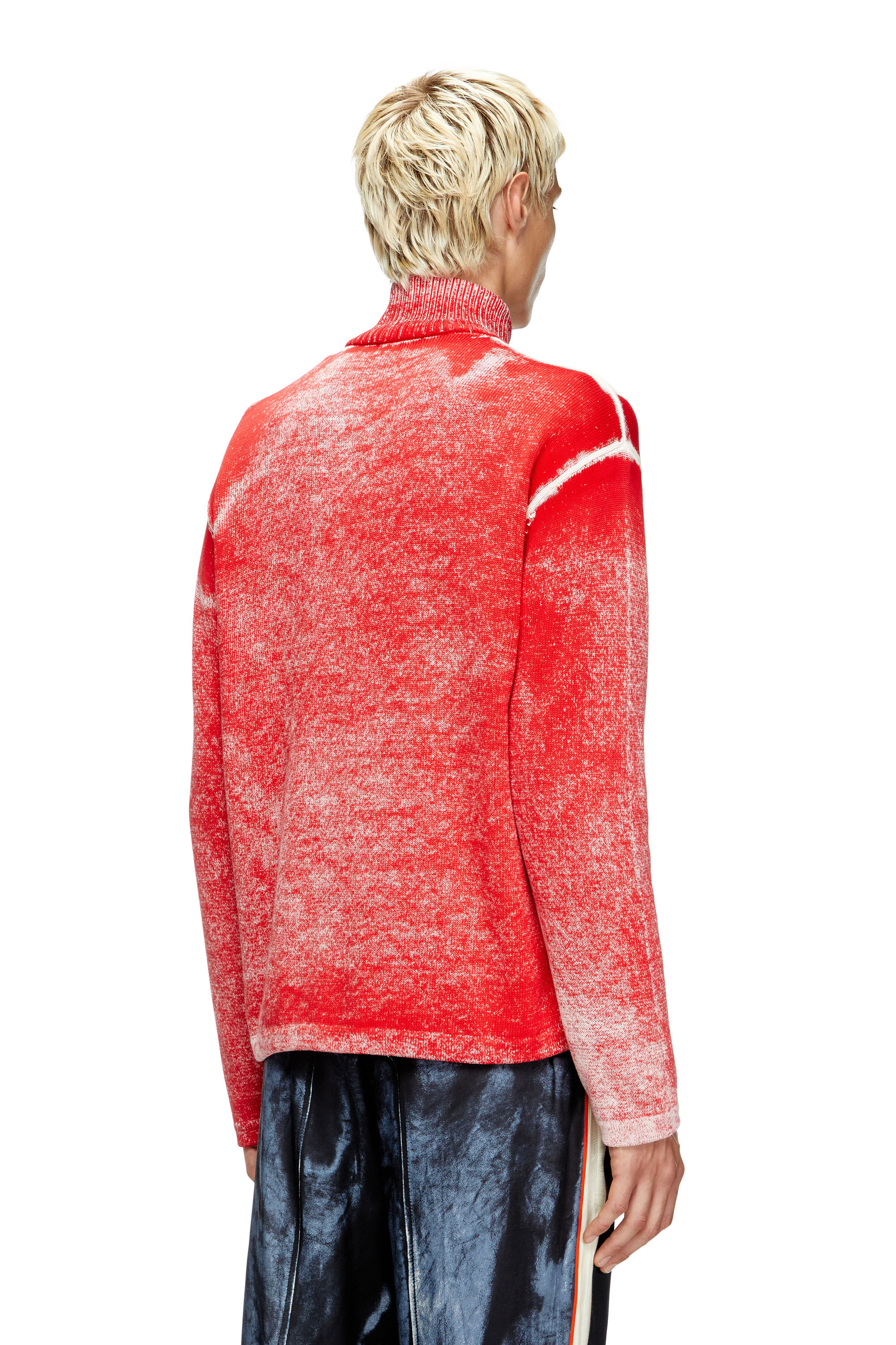 Diesel - K-OLIBA-JKT, Cárdigan con cremallera y estampado interior de rayas Hombre in Multicolor - 4