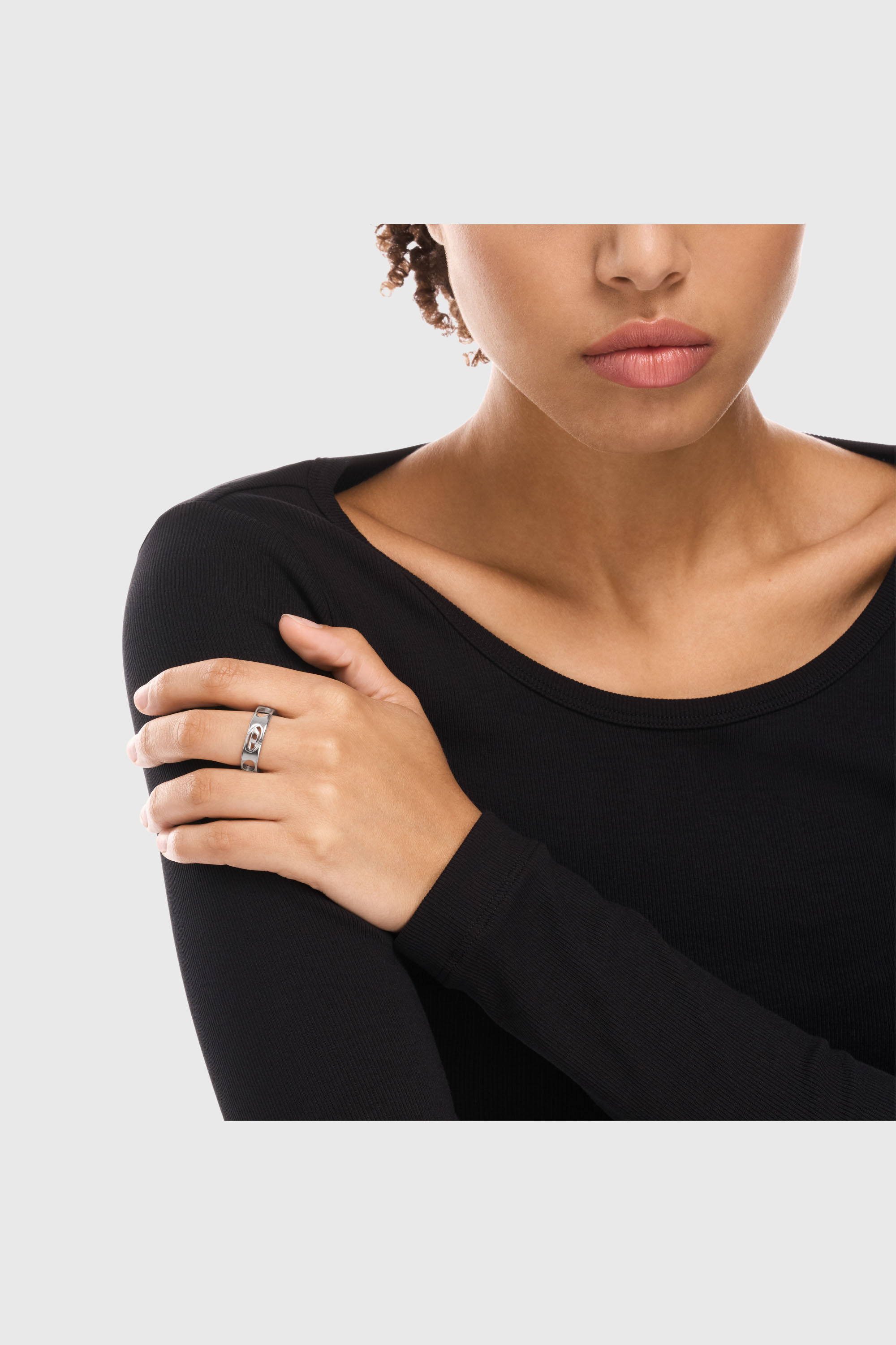 Diesel - DX166540 JEWELLERY, Anillo de banda de acero inoxidable Unisex in Plateado - 3