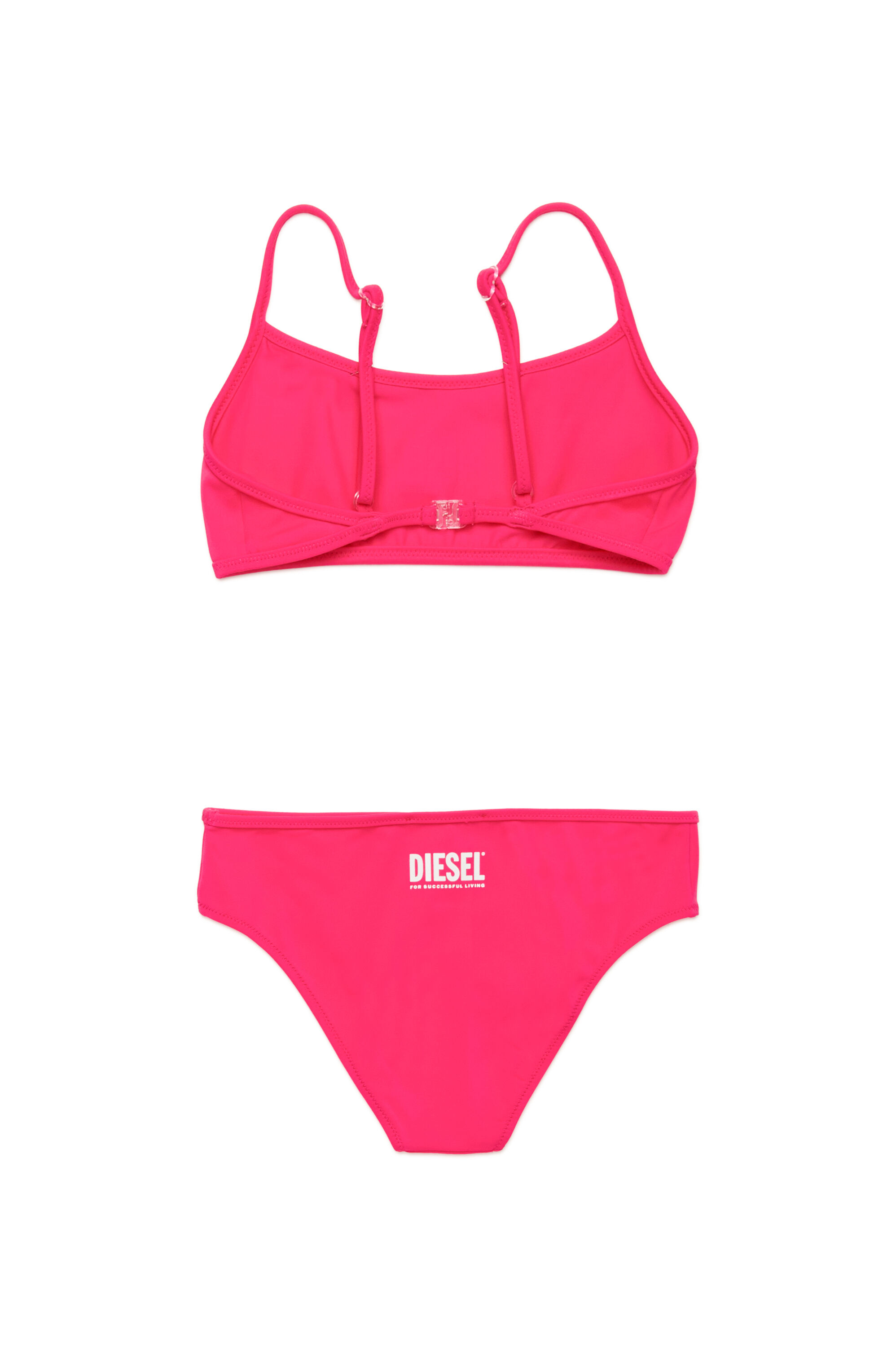 Diesel - MNALAX, Bikini con estampado de logotipo Mujer in Rosa - 2