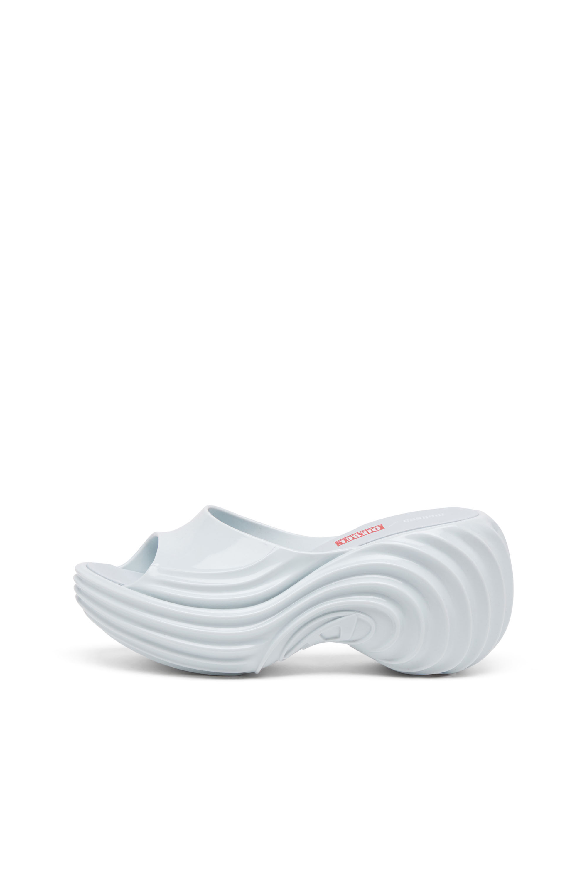 Diesel - MELISSA QUANTUM PLATFORM, Zueco de plataforma en Melflex® Mujer in Azul marino - 8