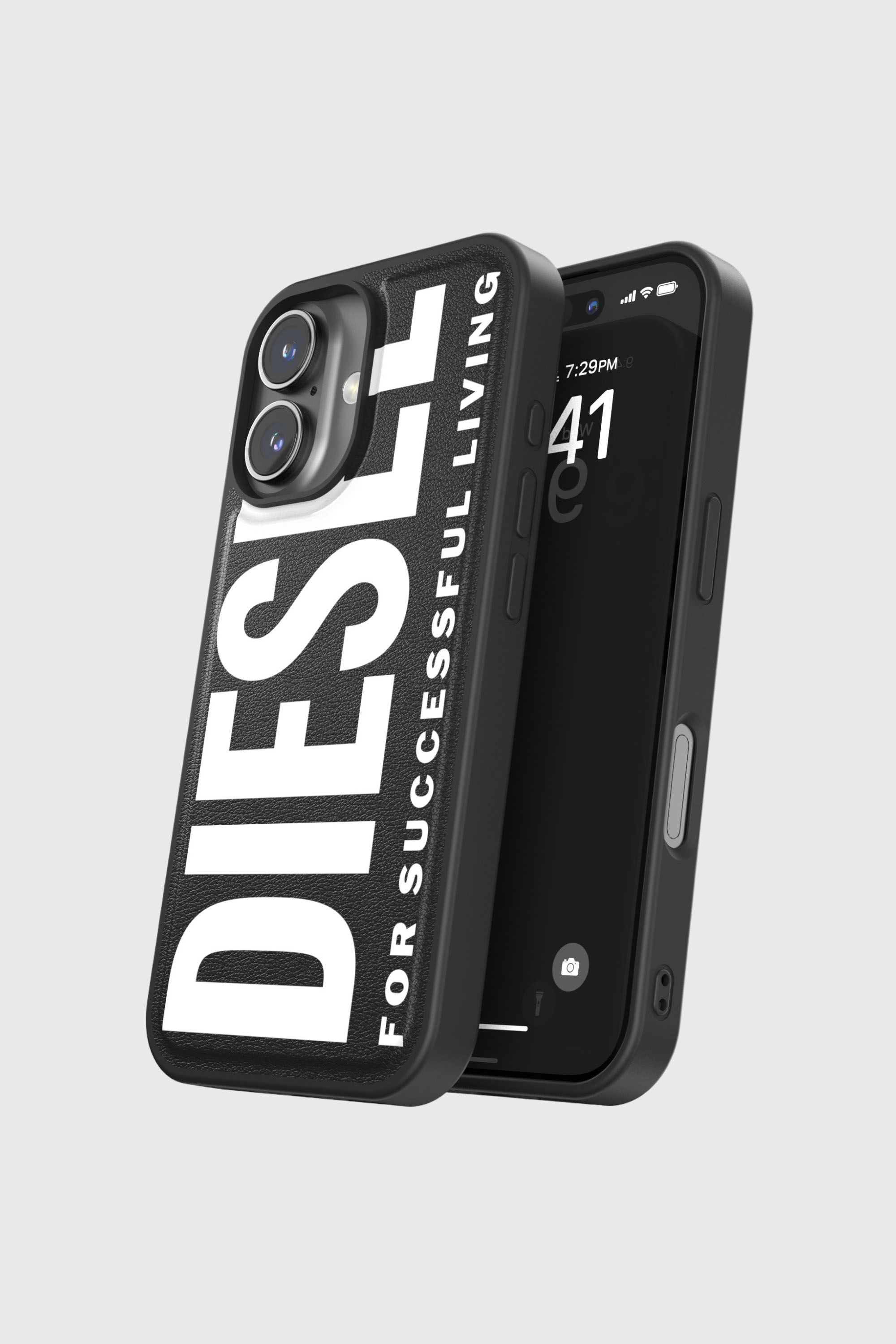 Diesel - 60127 MOULDED CASE, Funda moldeada con Magsafe para iP 16 Unisex in Negro - 4