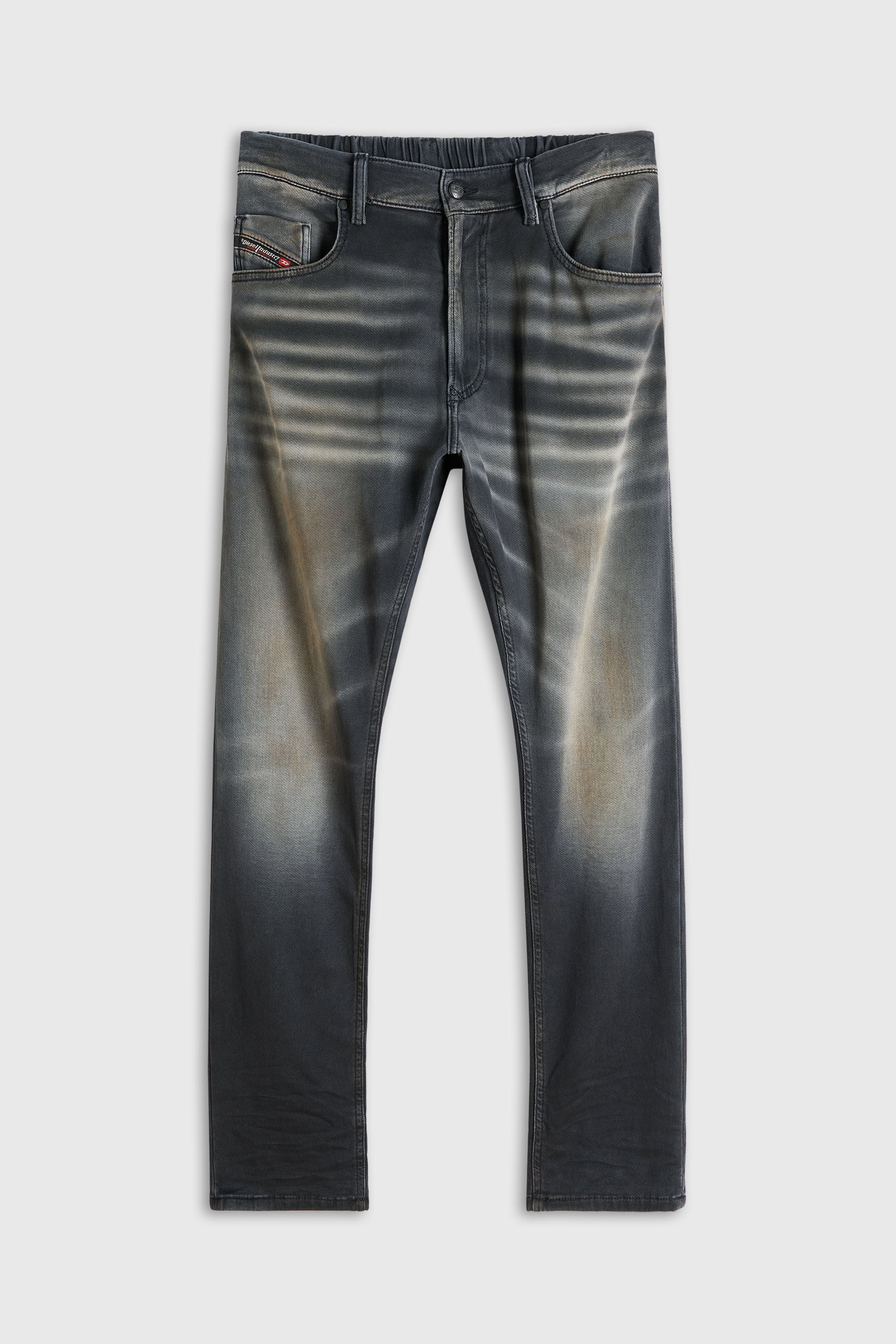 Diesel - Regular 2032 D-Krooley-BW Joggjeans&reg; 068ZQ Hombre, Negro/Gris oscuro - 4