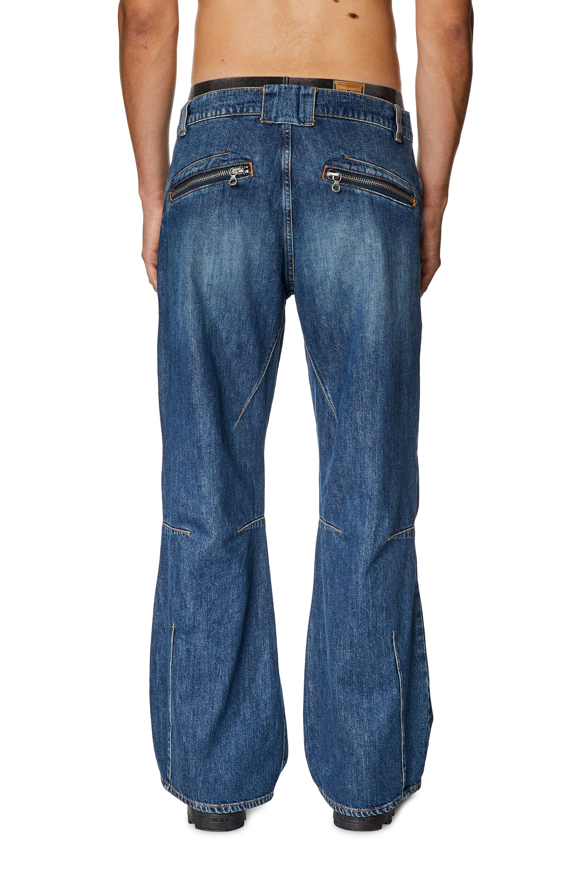 Diesel - Straight Jeans D-Ismis 0HJAW, Azul Oscuro - Image 4
