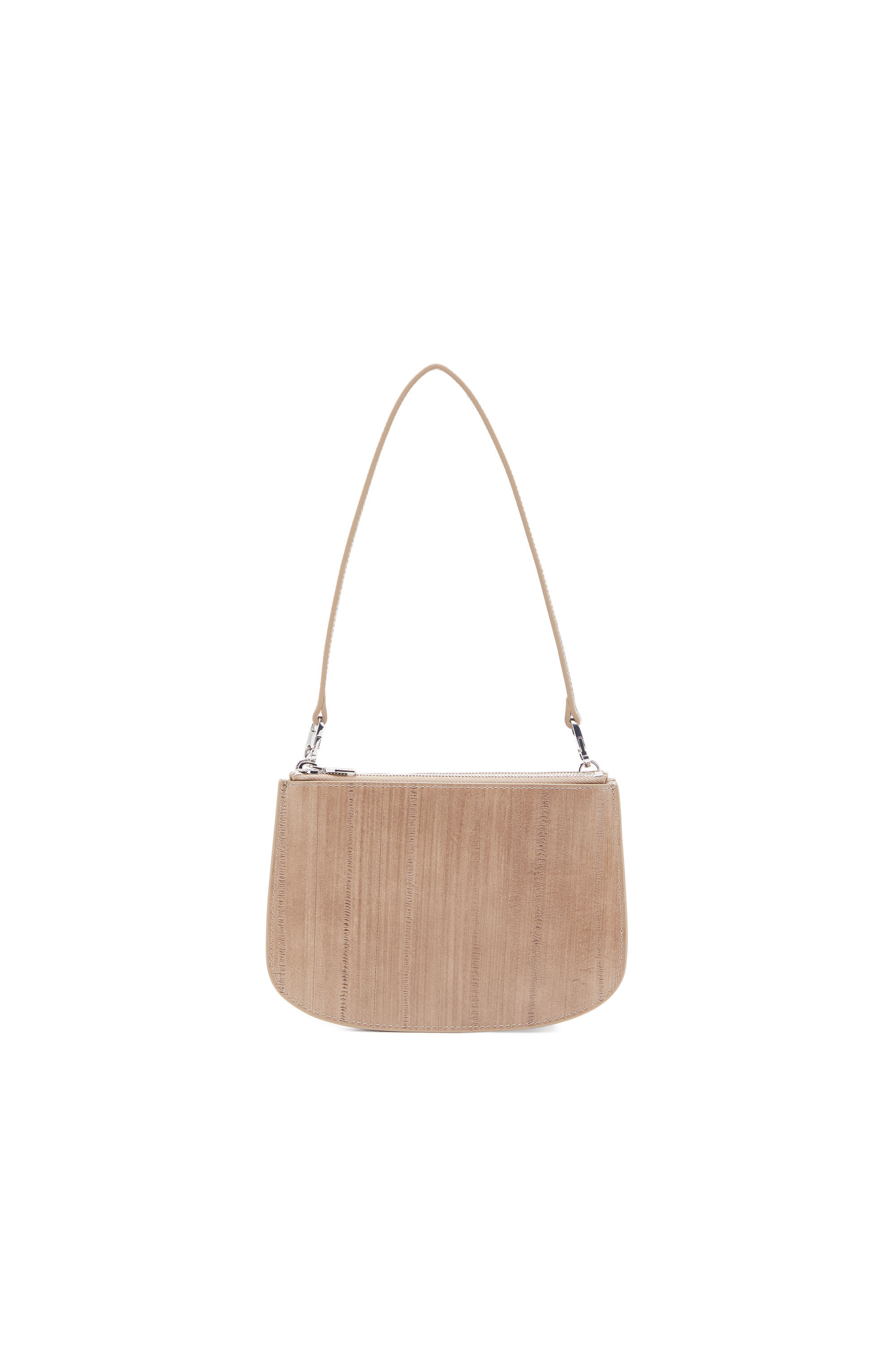 Diesel - 1DR TWIN, 1DR Twin-Bolso de hombro con doble bolsillo en cuero estampado Mujer in Marrón - 3
