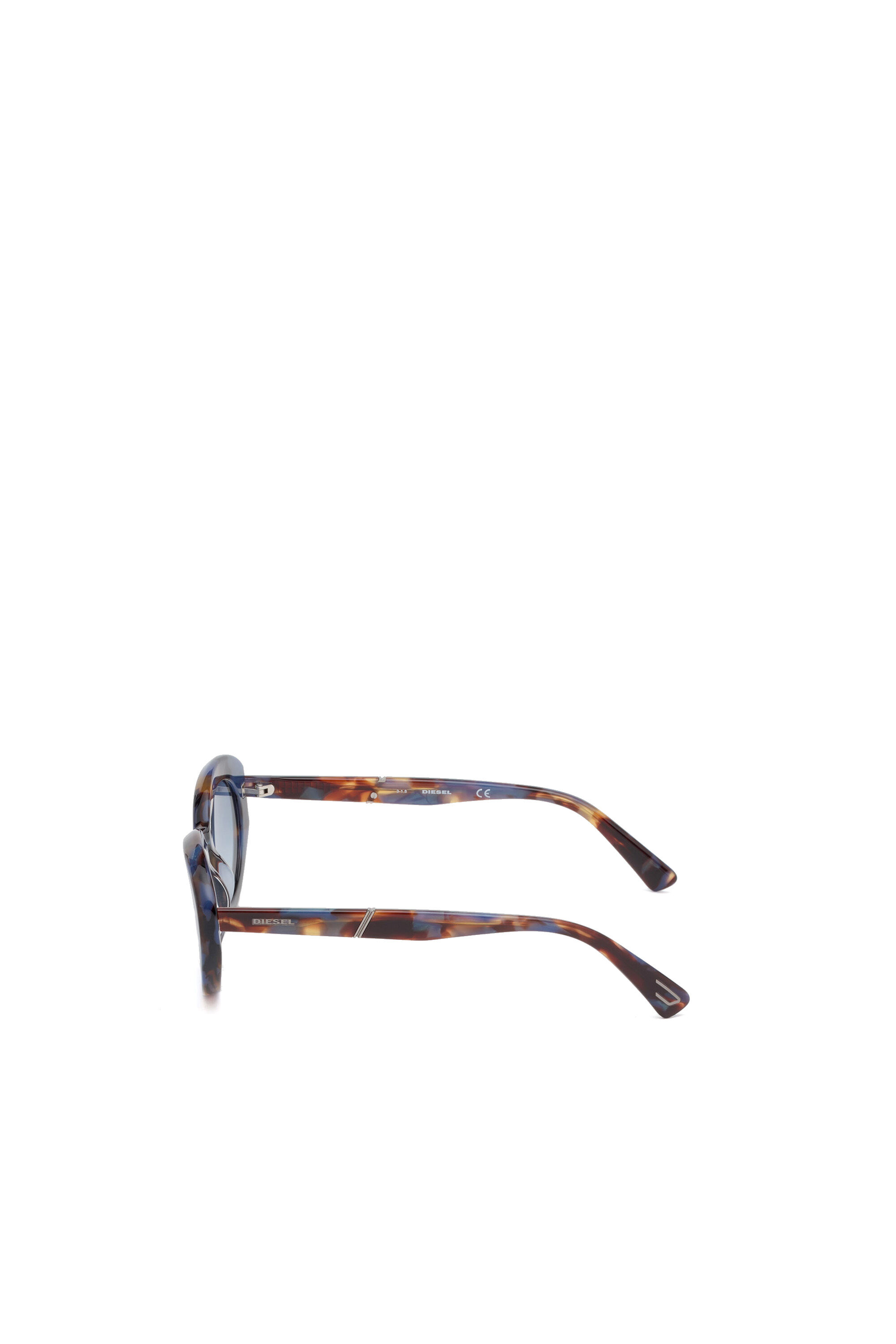 Diesel - DL0281, Gafas de sol ovaladas en acetato Mujer in Multicolor - 4
