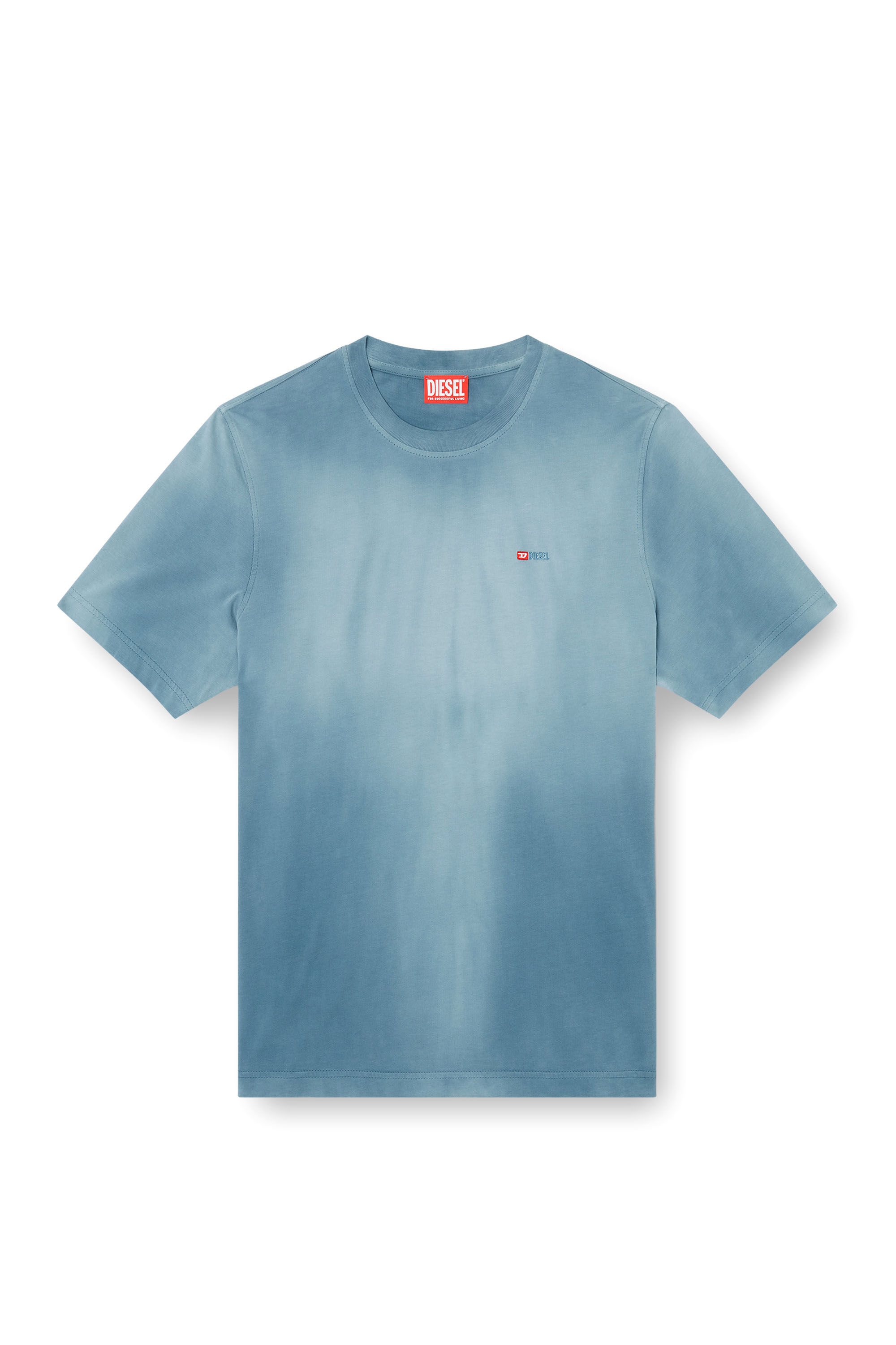 ★DIESEL★ T Adjust R15 T-Shirt Teal Blue A166210PKAL89M A16 Diesel T-adjust-r15 Cotton Crew-neck T-shirt | italist