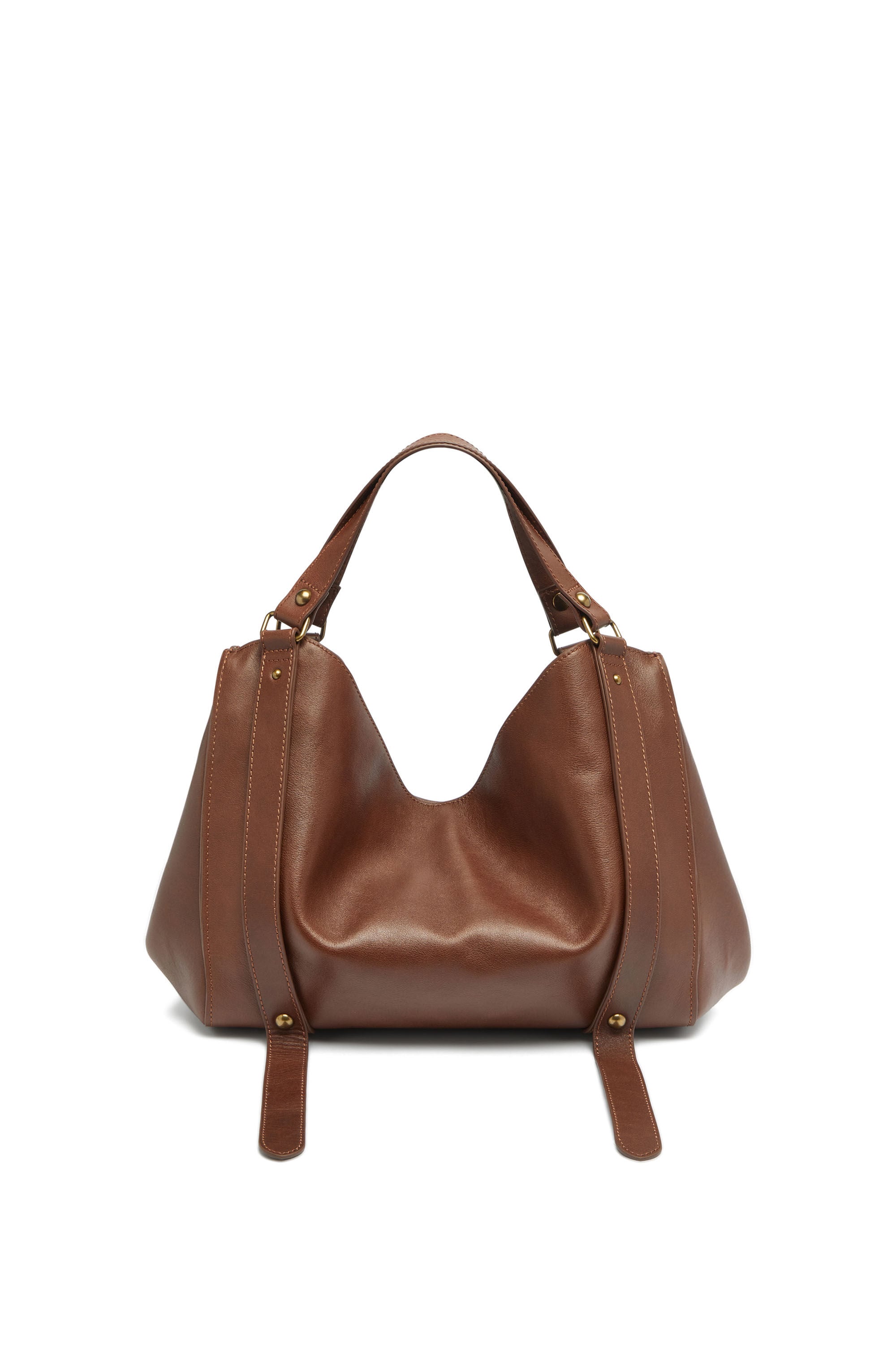 Diesel - D-ONE TOPHANDLE M, D-One-Bolso medium con asa superior de piel tratada Unisex in Marr&oacute;n - 2