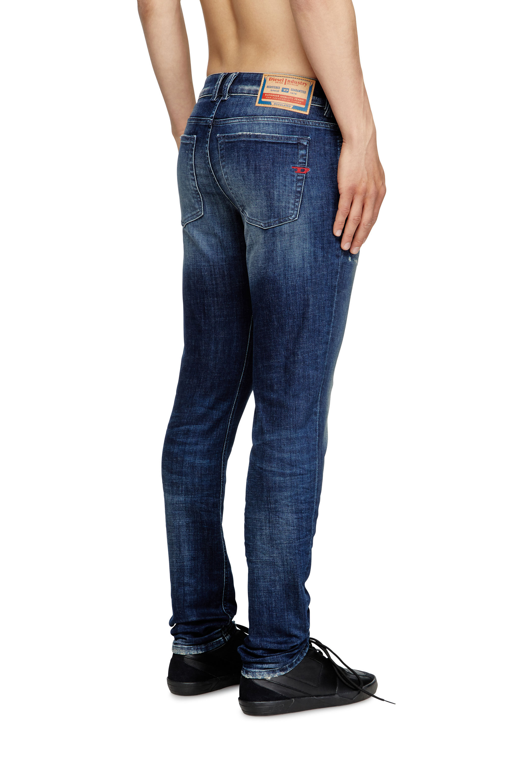 Diesel - Skinny Jeans 1979 Sleenker 09L97 Hombre, Azul Oscuro - 4