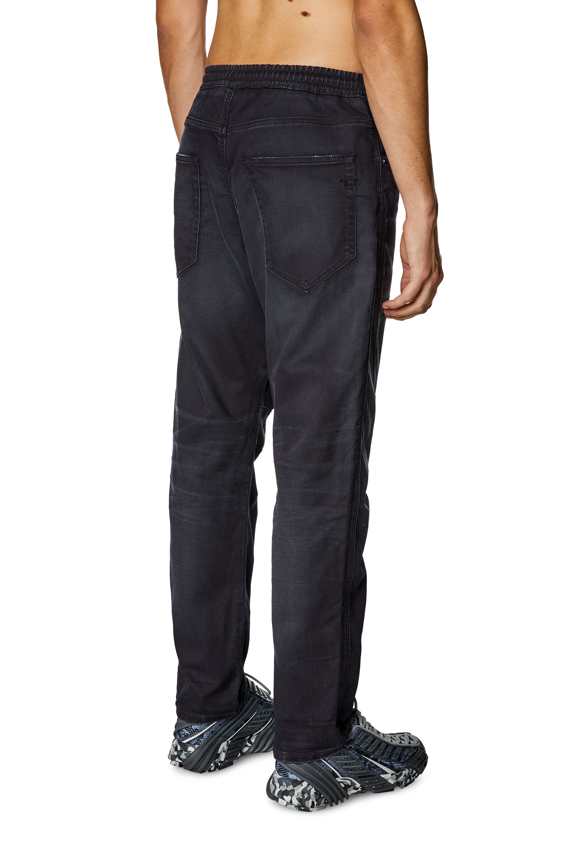 Diesel - Tapered 2040 D-Amage Joggjeans® 068HR, Negro/Gris oscuro - Image 4