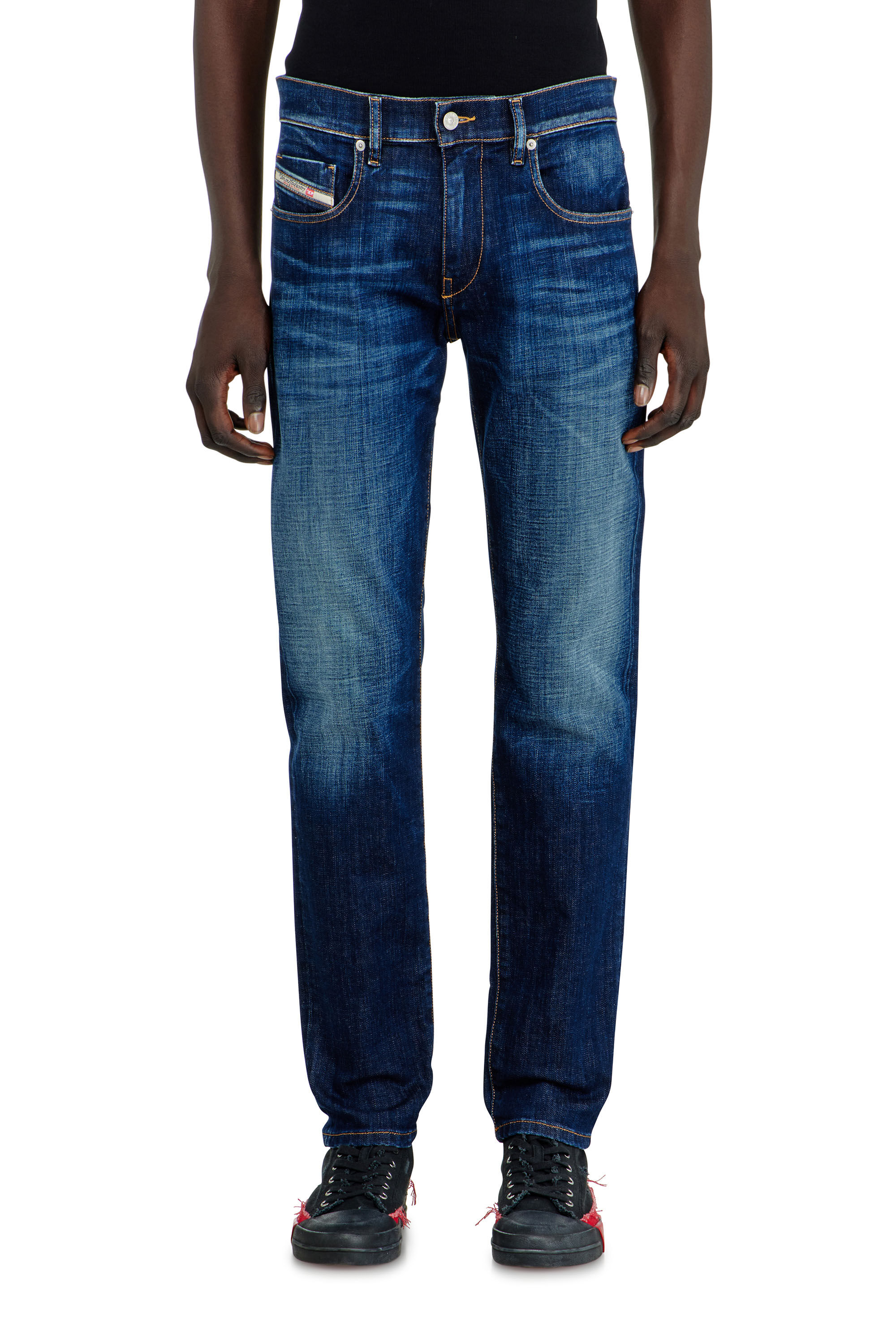 Diesel - Slim Jeans 2019 D-Strukt 09L61 Hombre, Azul medio - 4