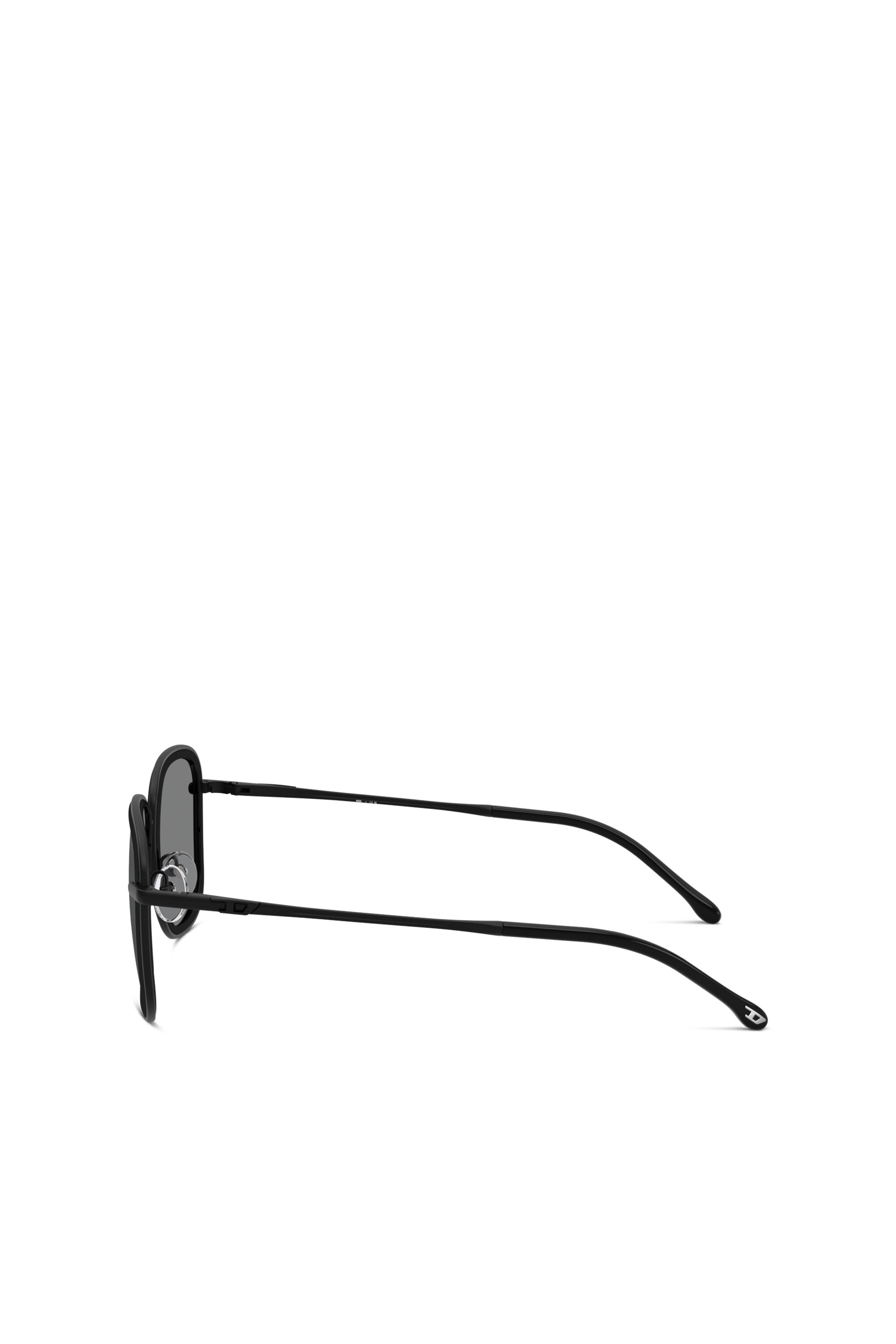 Diesel - 0DL1017, Gafas de sol cuadradas Unisex in Negro - 2