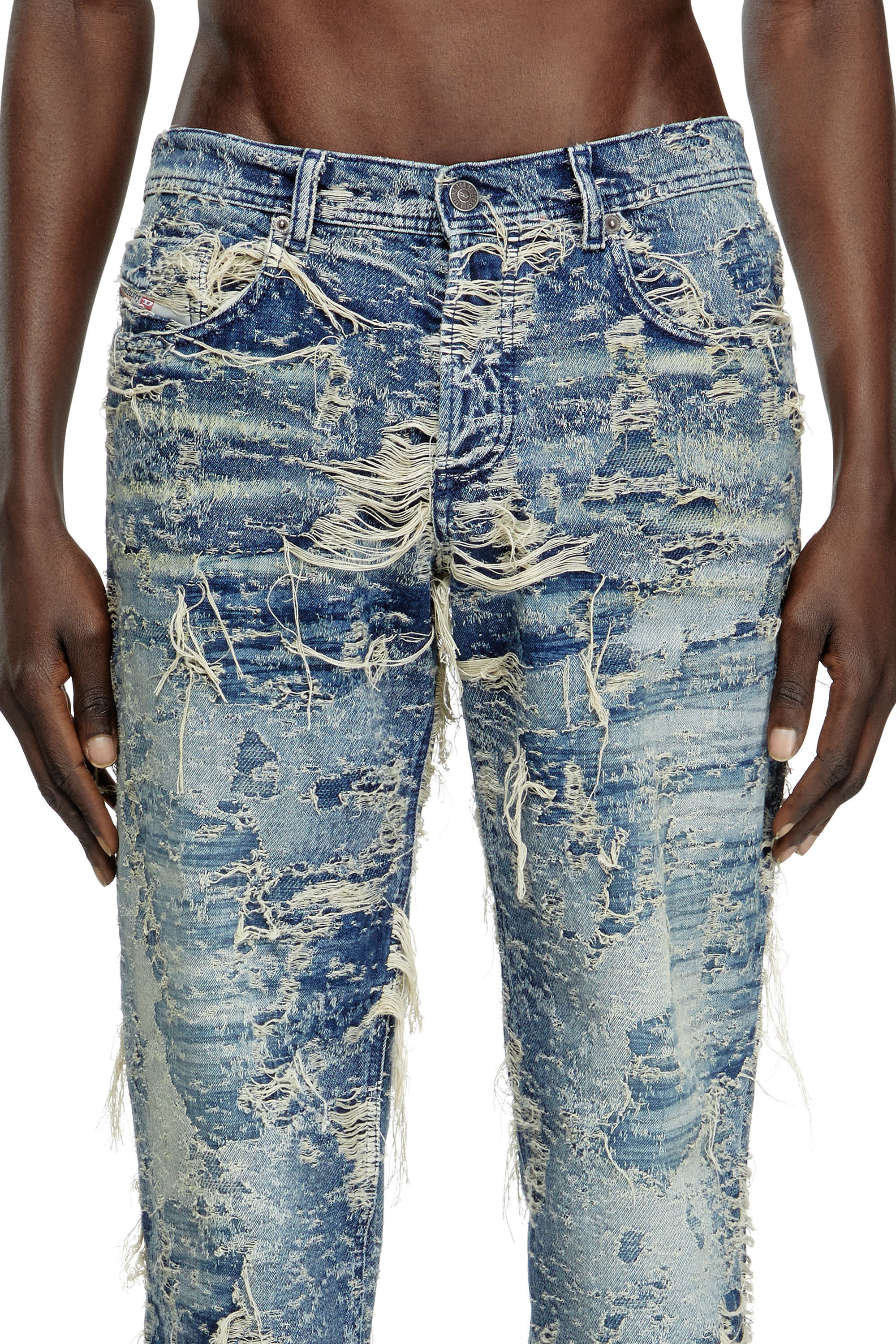 Diesel - Regular Jeans 2023 D-Finitive 09M04 Hombre, Azul medio - 5