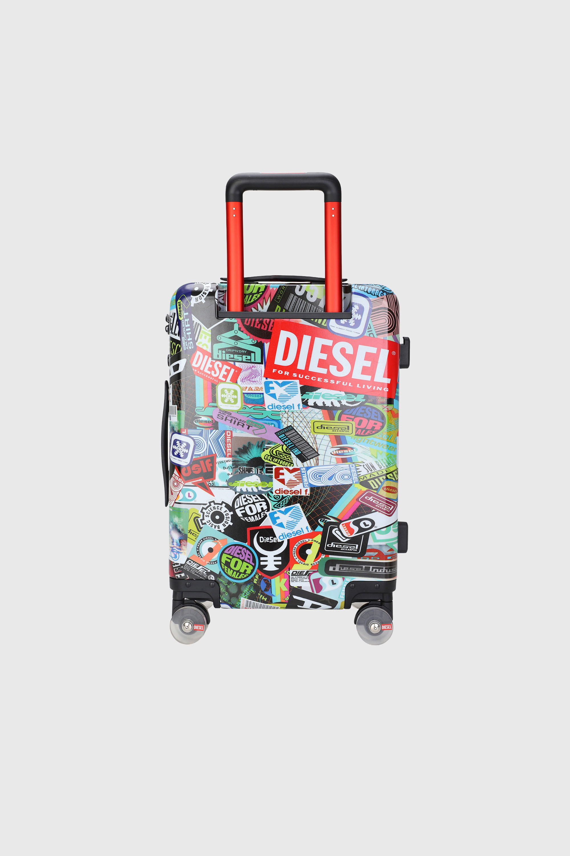 Diesel - DIESEL PC PRINTED TROLLEY-STICKERS- DSL0, Maleta estilo adhesivo tama&ntilde;o S Unisex in Multicolor - 3