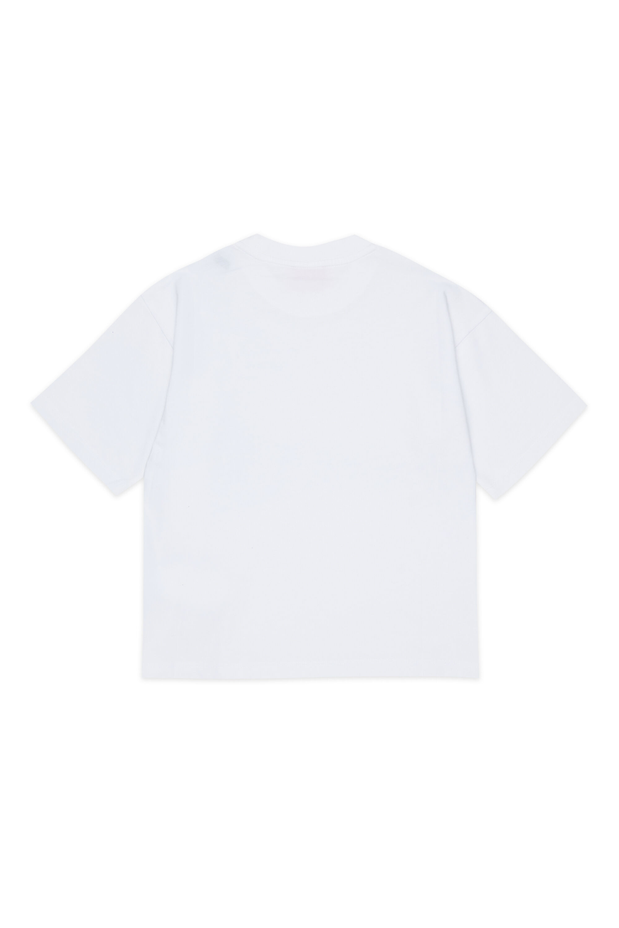 Diesel - TANORMYS2, Camiseta de algod&oacute;n con bordado tonal Oval D Mujer in Blanco - 2