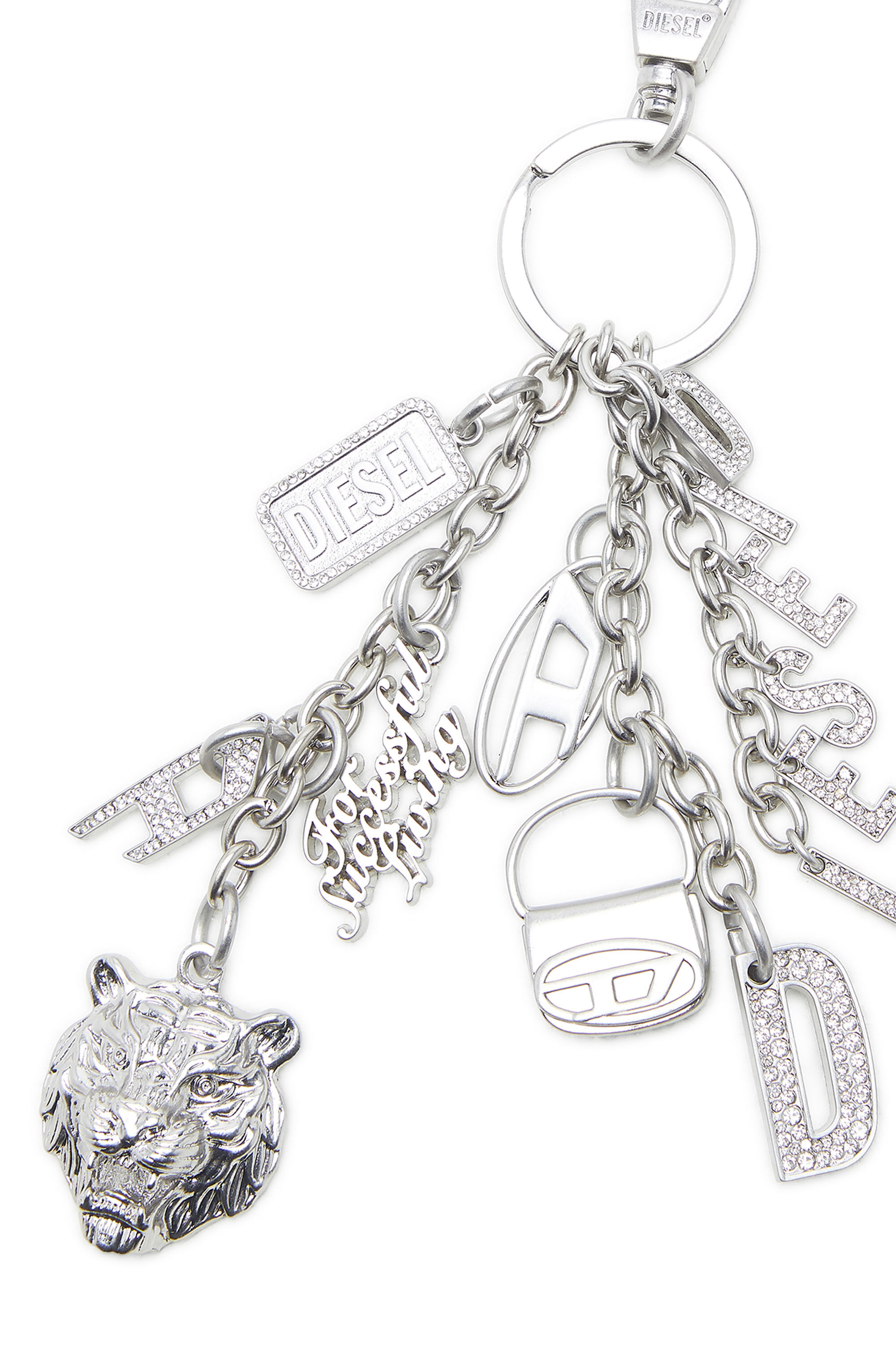 Diesel - HOSHI KEYCHAIN, Llavero con múltiples colgantes Unisex in Plateado - 2
