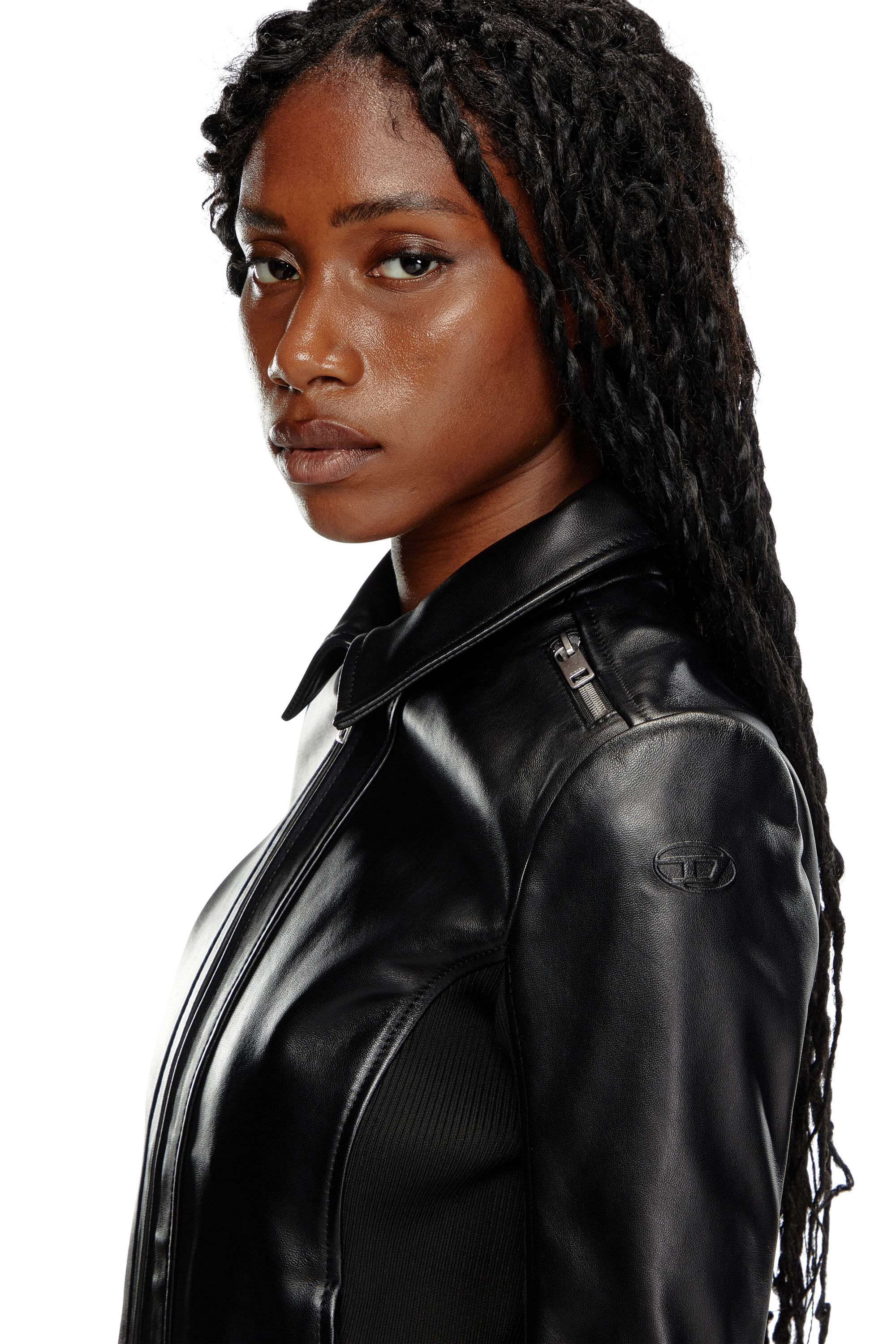 Cazadora biker mujer shop
