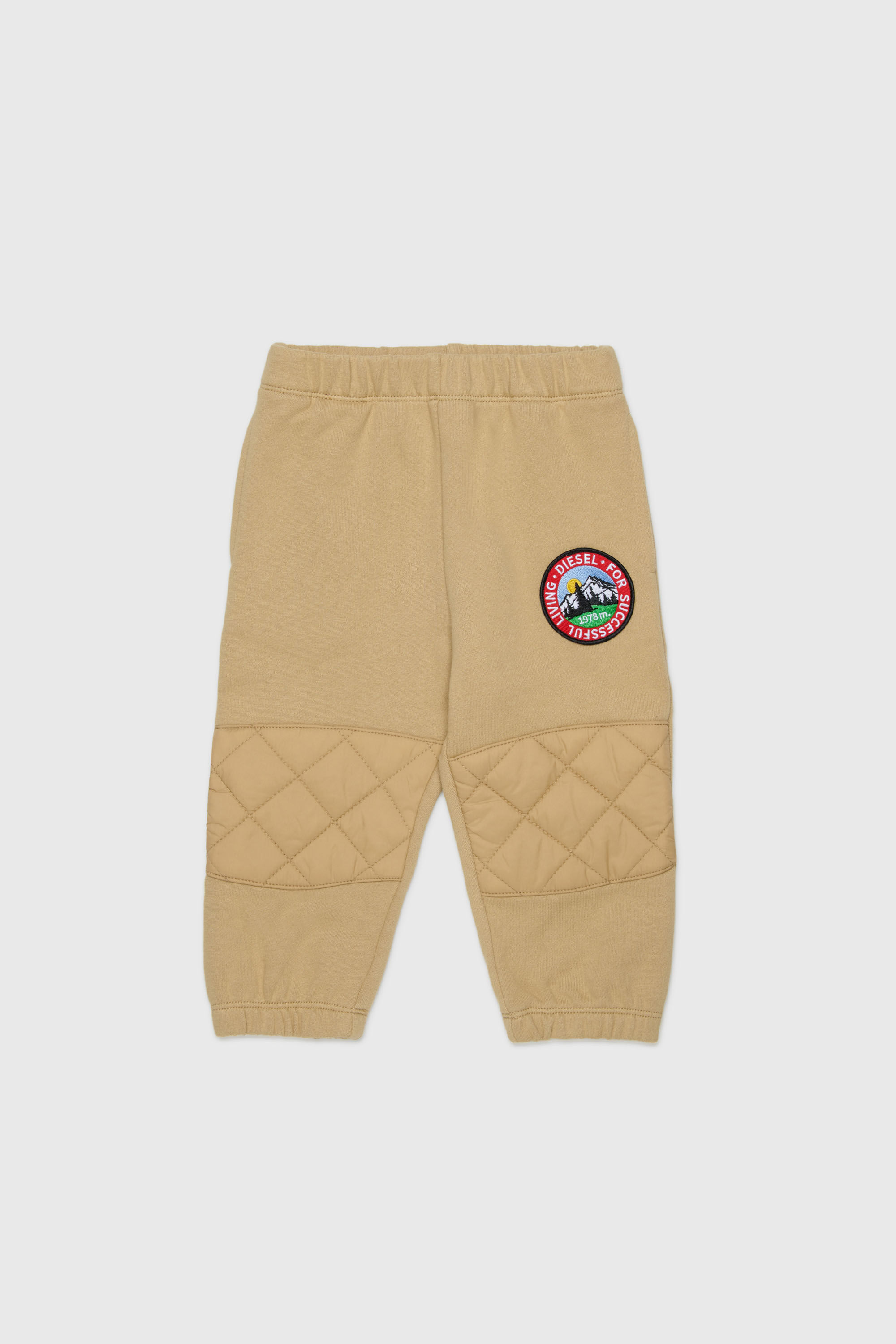 Diesel - PMONTB, Pantal&oacute;n de ch&aacute;ndal con paneles acolchados en las rodillas Unisex in Marr&oacute;n - 1