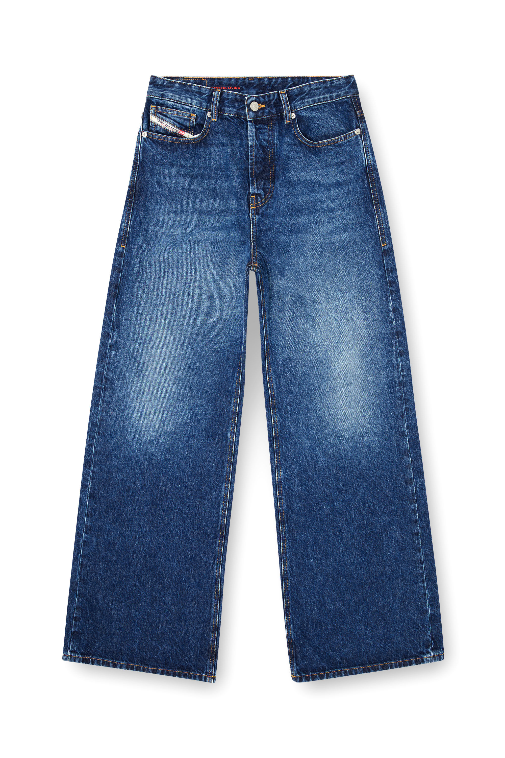 Diesel - Relaxed Jeans 1996 D-Sire 09I27 Mujer, Azul Oscuro - 2