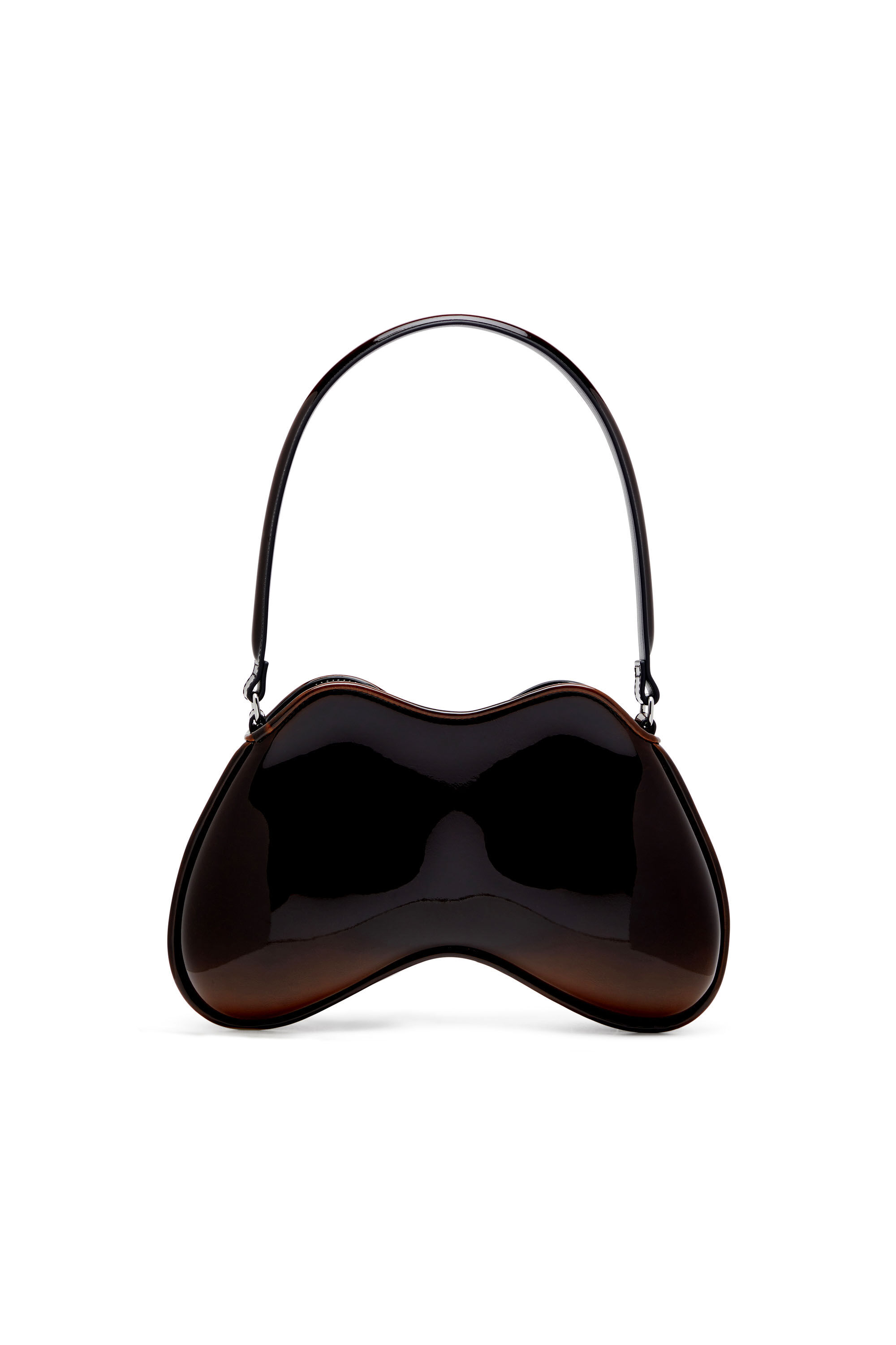 Diesel - DOUBLE-D SHOULDER, Double-D-Bolso rígido en PU bicolor Mujer in Marrón - 3