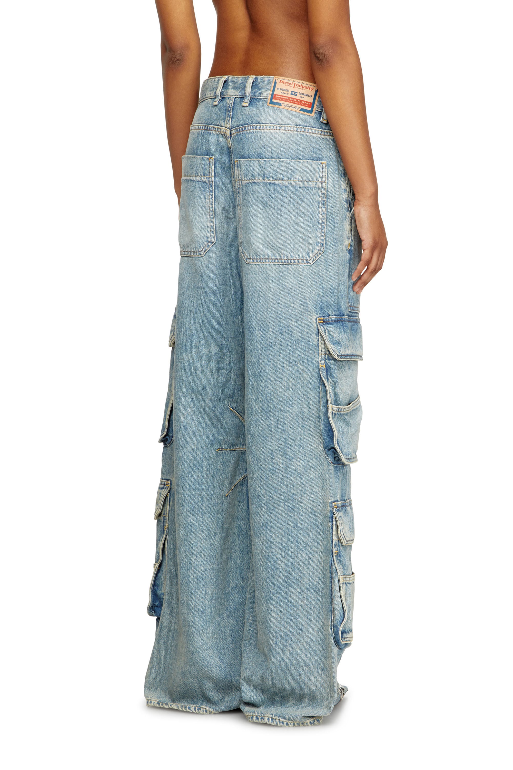 Women's Relaxed Jeans | Low Waist 1996 D-Sire | Light Blue | Diesel ES