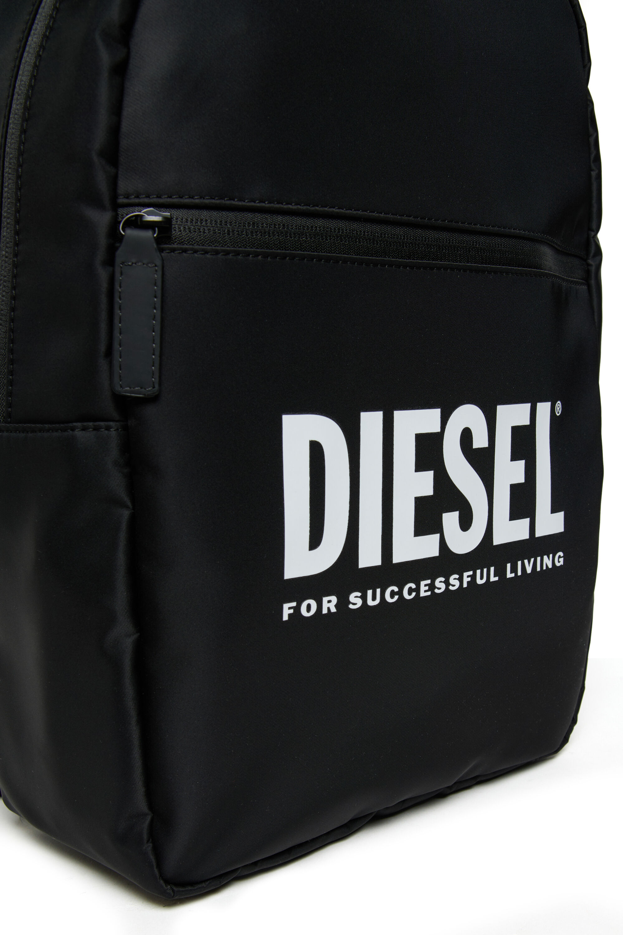 Boy'sWISDEL-Nylon backpack with logo print | Black | Diesel ES