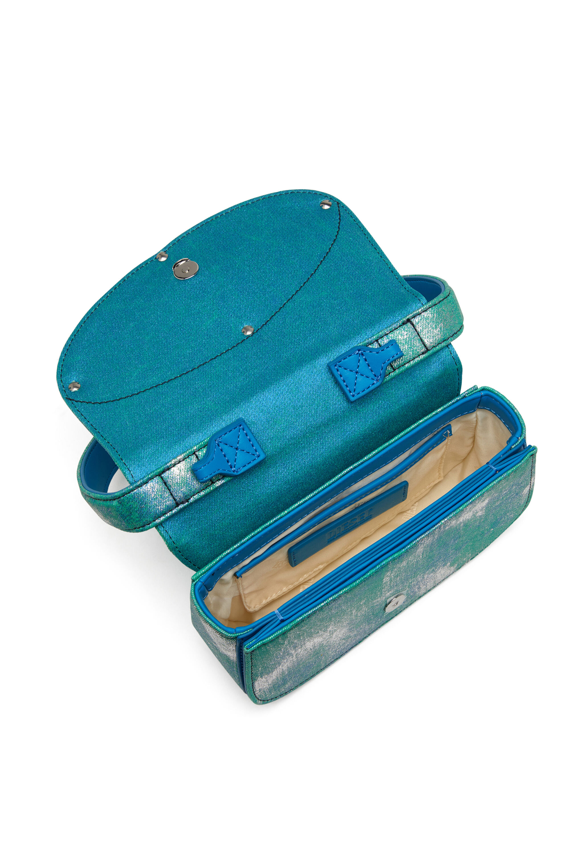 Diesel - 1DR, 1DR-Bolso de hombro icónico en denim de color pop Mujer in Multicolor - 5
