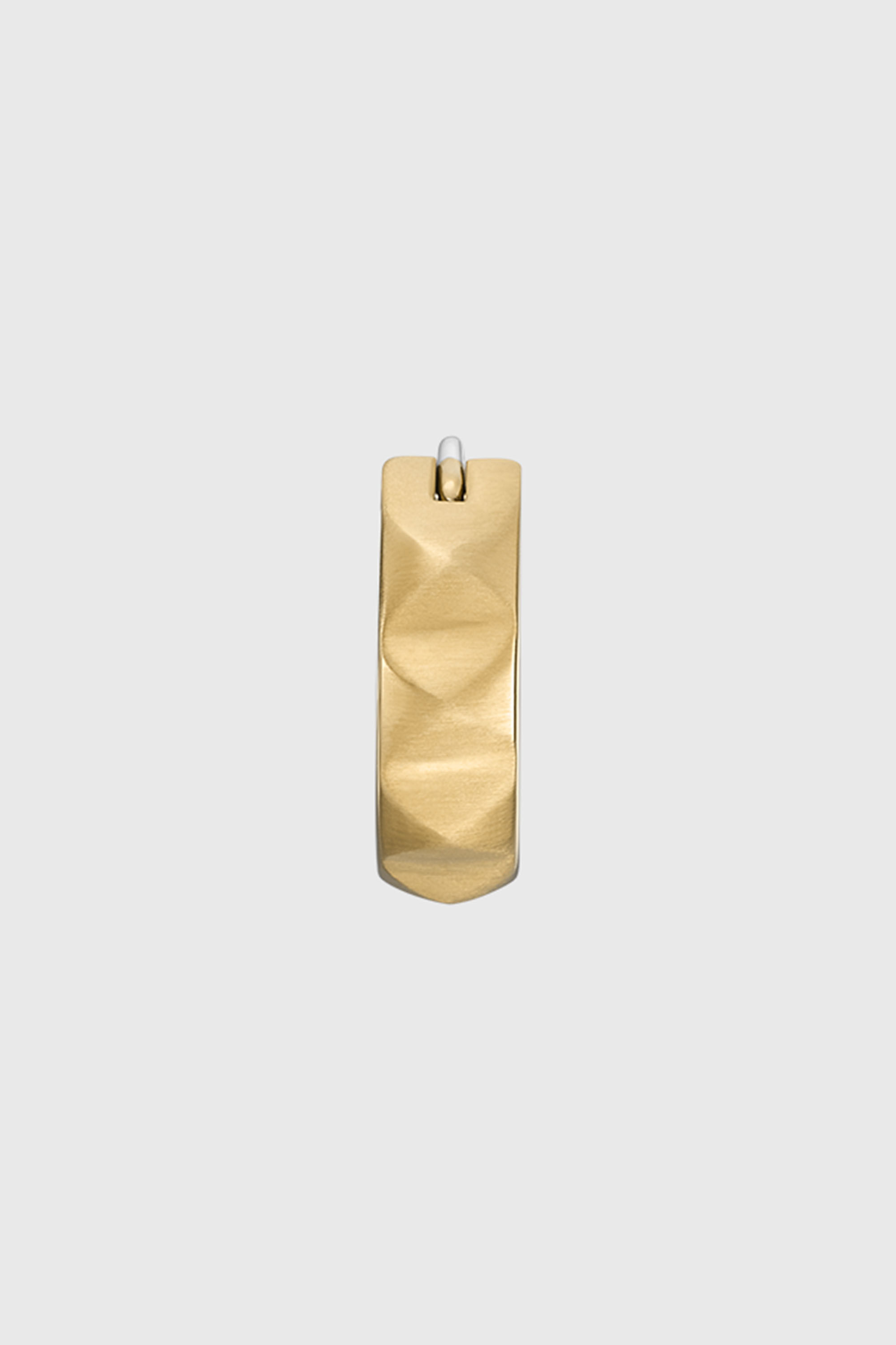 Diesel - DX1417, Pendiente de aro de acero dorado Unisex in Dorado - 2