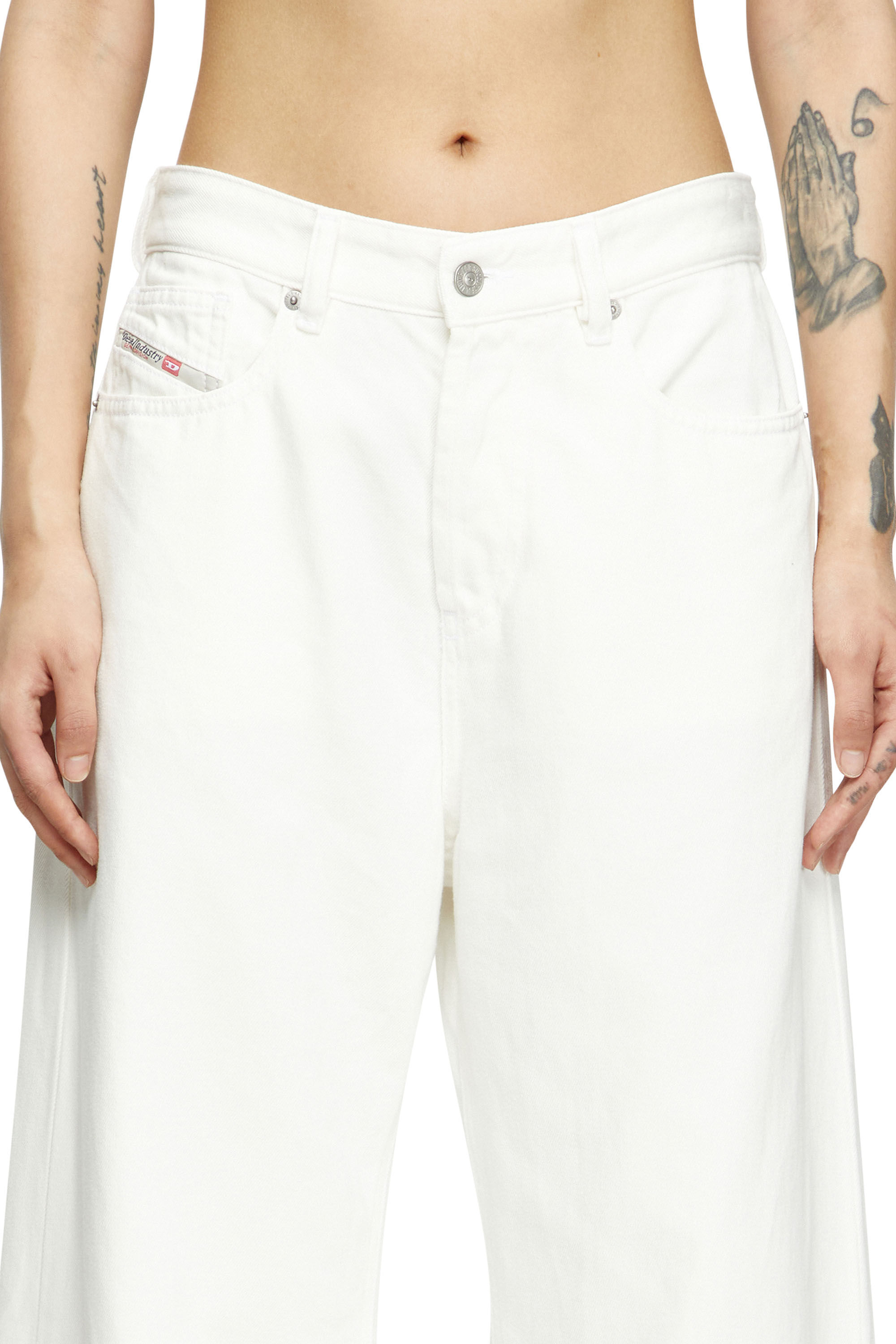 Diesel - Relaxed Jeans 1996 D-Sire 09I41 Mujer, Blanco - 5