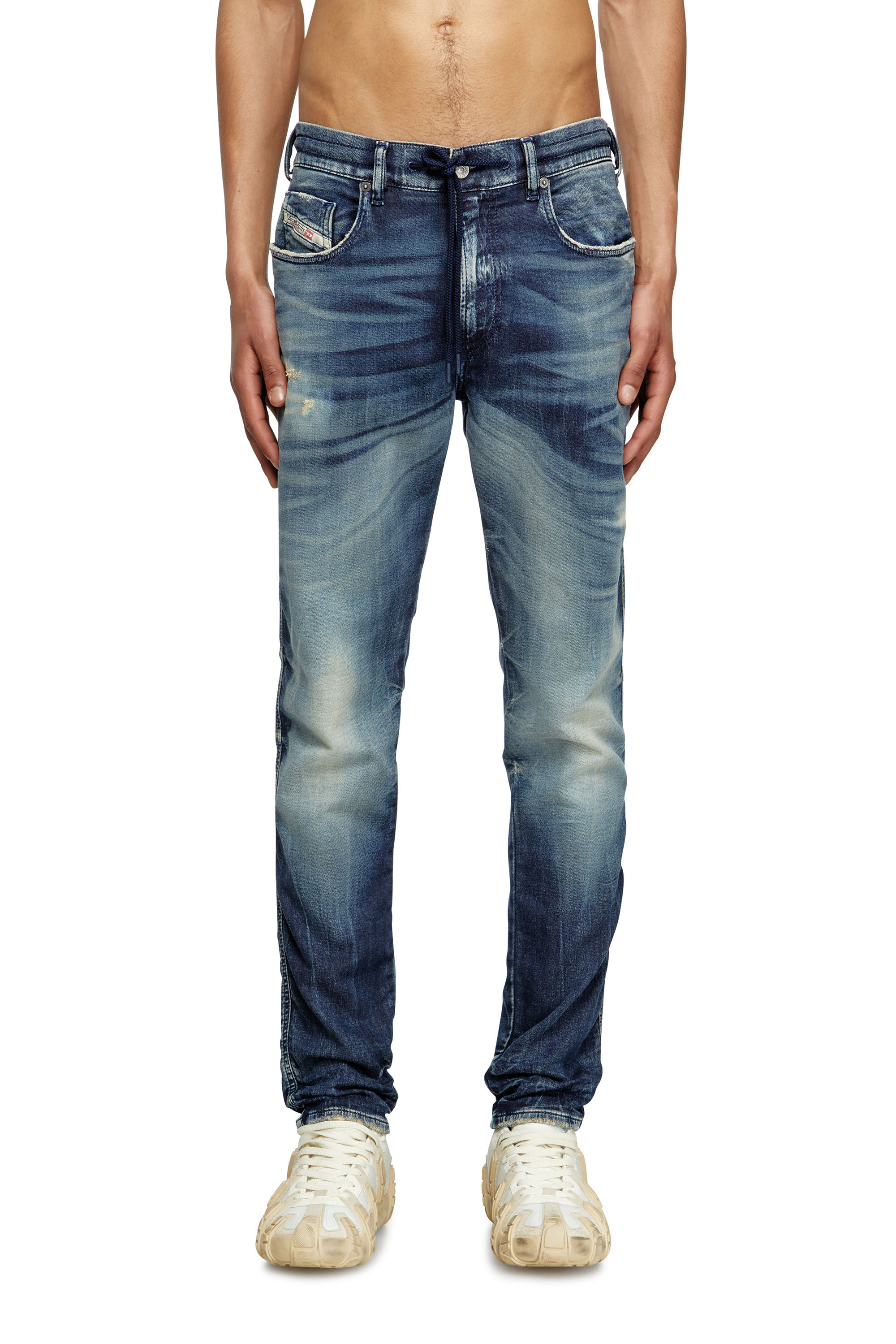 Diesel - Slim 2060 D-Strukt Joggjeans® 068RZ Hombre, Azul Oscuro - 3