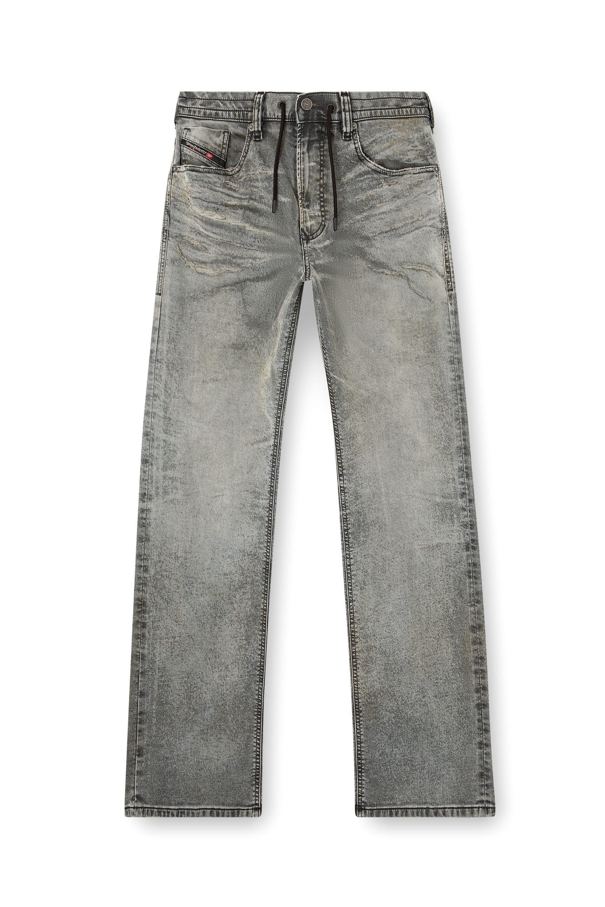 Diesel - Man's Relaxed 2080 D-Reel Joggjeans® 09M35, Black/Dark grey - 2