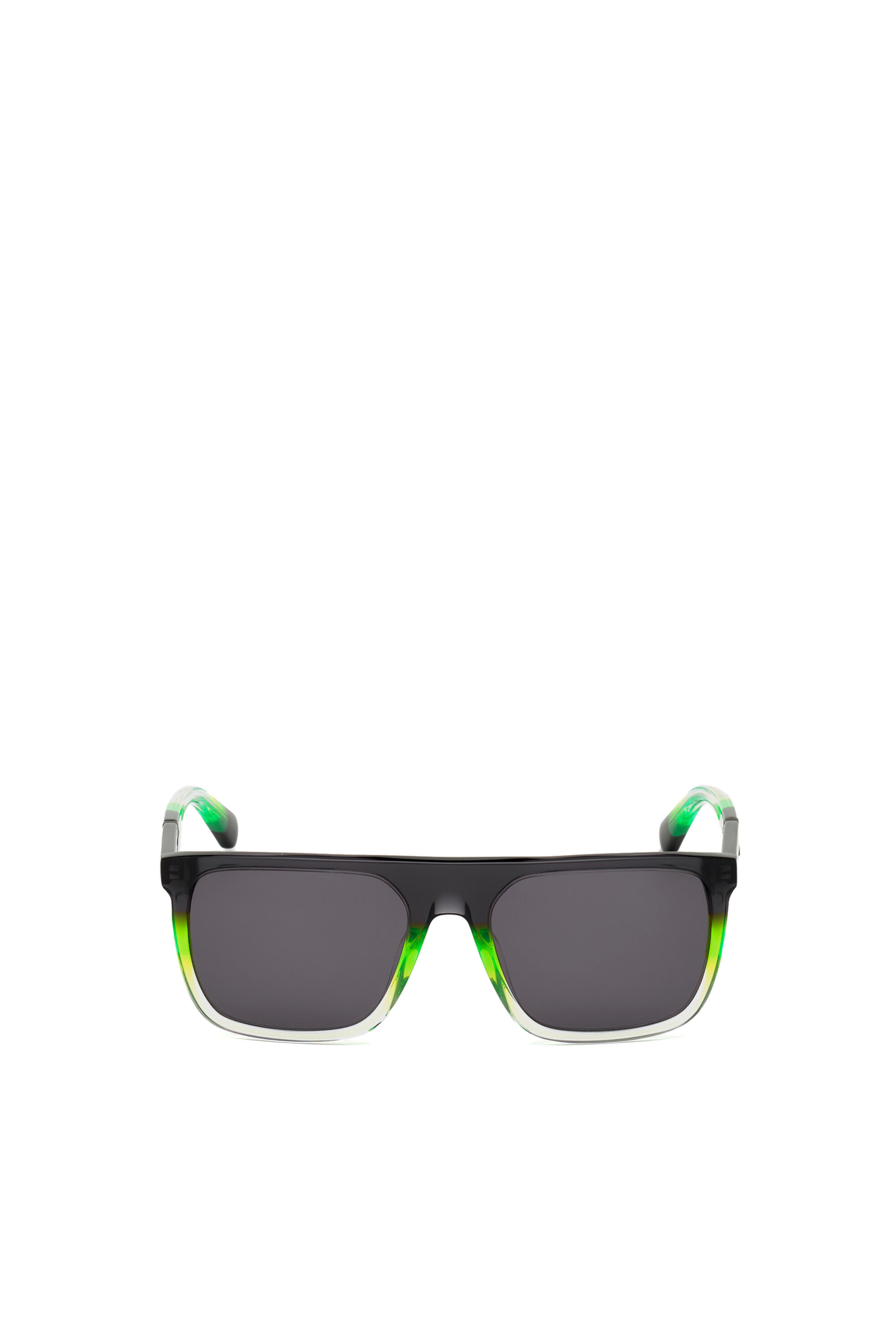Diesel - DL0299, Gafas de sol de acetato con silueta cuadrada Hombre in Negro - 1
