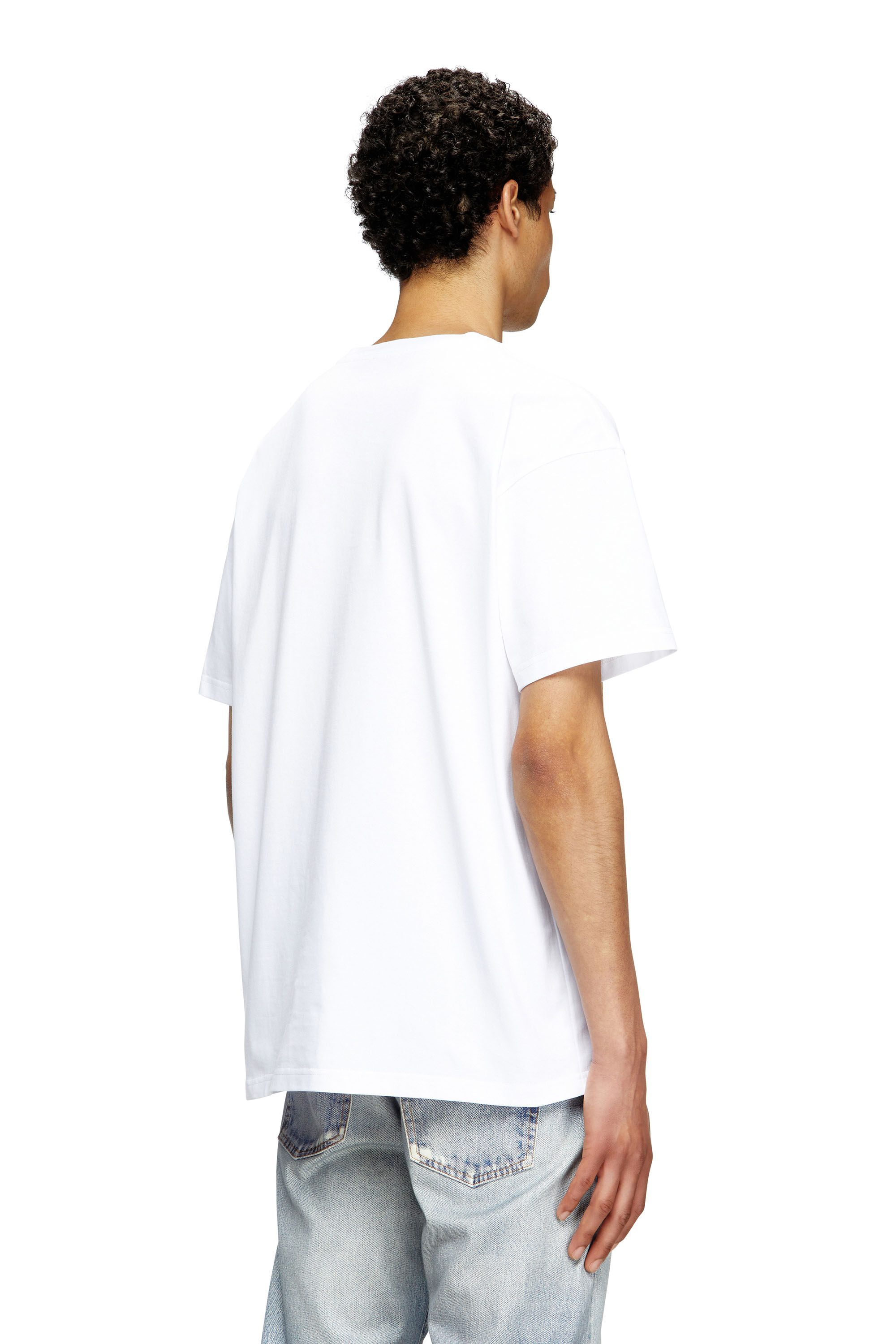 Diesel - PR-T-NORM-TOM25-1, Camiseta con estampado gráfico Unisex in Blanco - 4