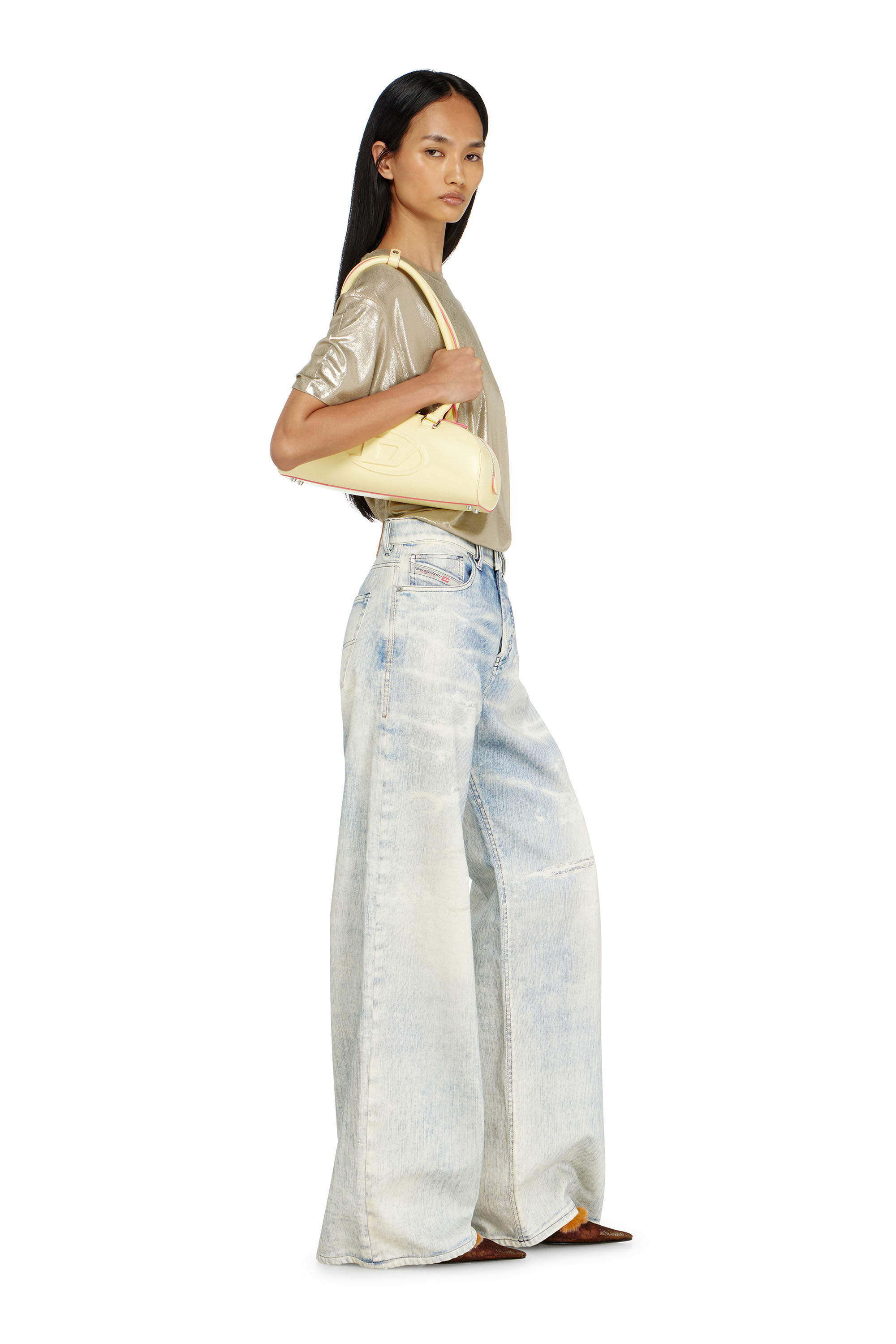 Diesel - Relaxed Jeans 1996 D-Sire 09R69 Mujer, Azul Claro - 2