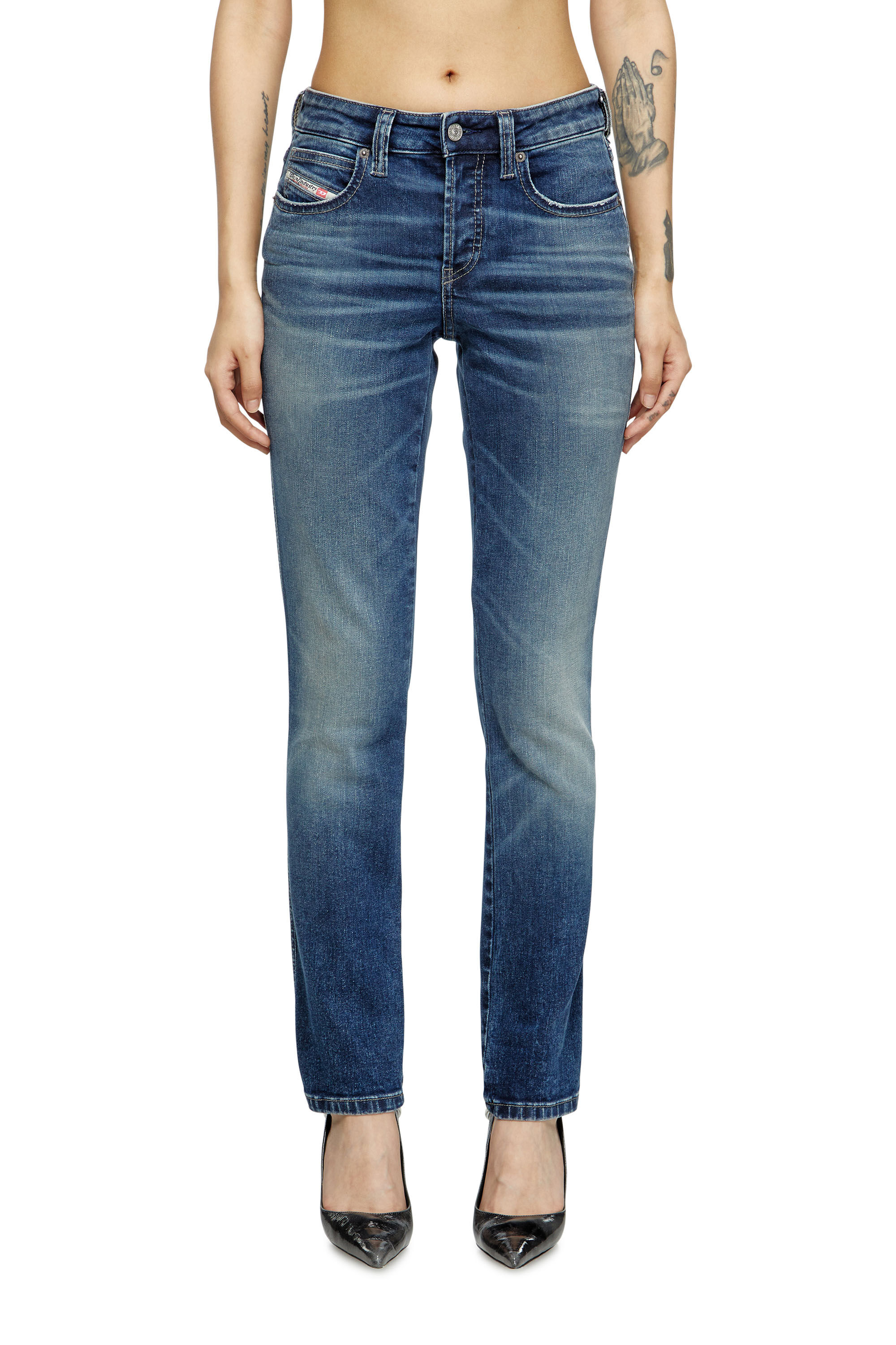 Diesel - Slim Jeans 1992 D-Jiann 0DBEE Mujer, Azul medio - 3