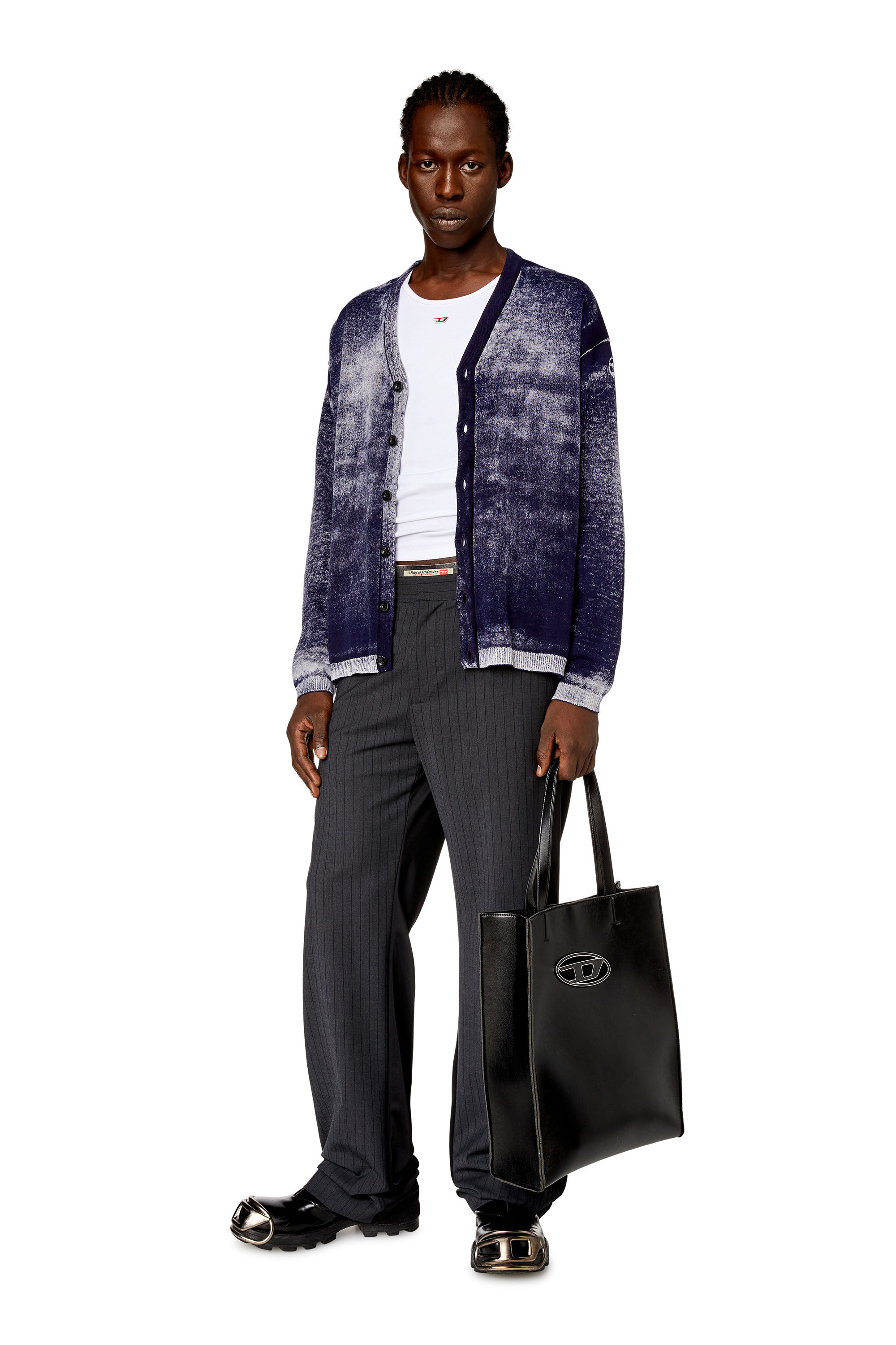 Diesel - K-LARENCE-CARDIGAN-B, Azul Oscuro - Image 1