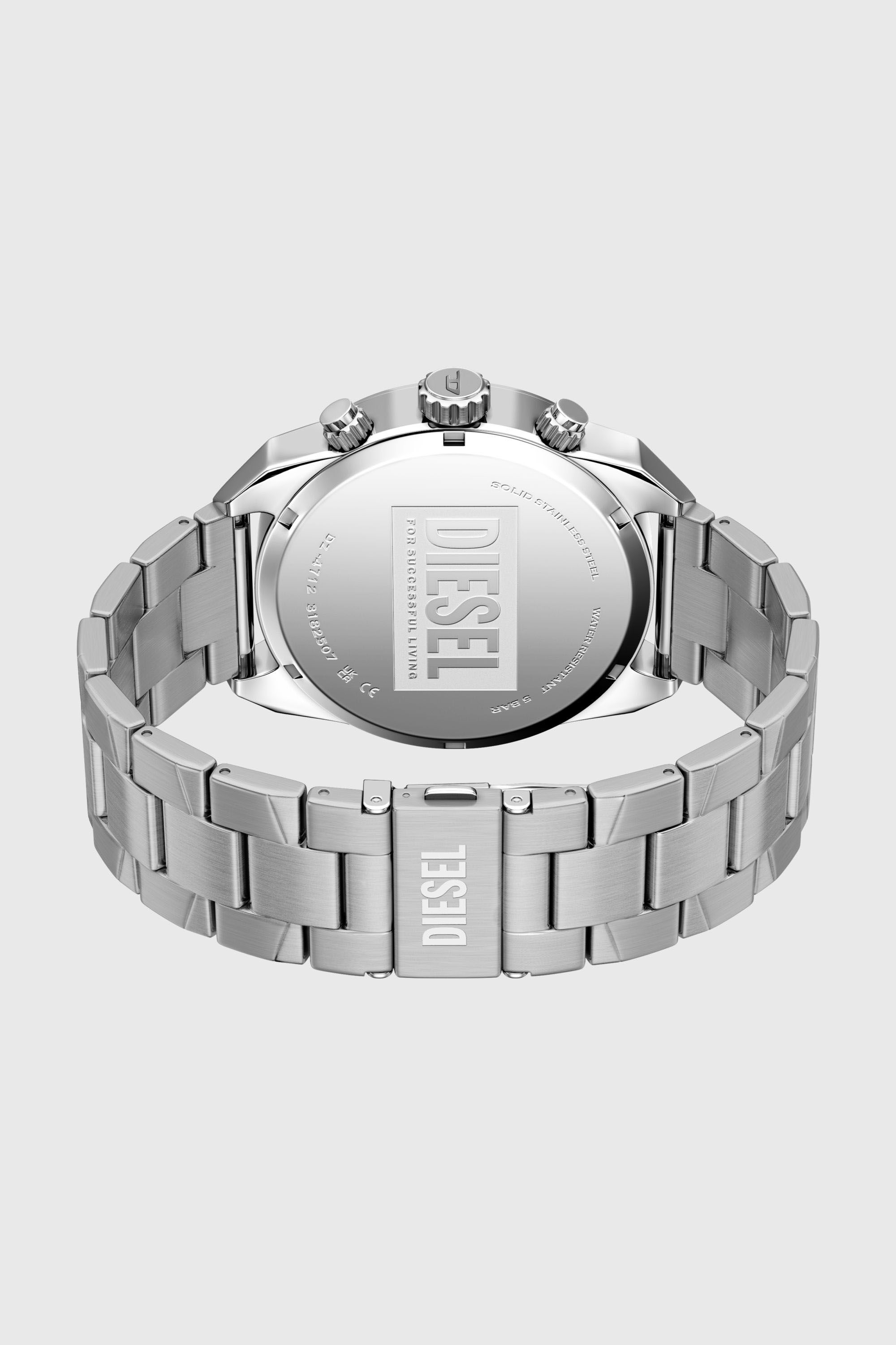 Diesel - DZ4712 WATCH, Reloj Spiked de acero inoxidable con pinchos Hombre in Plateado - 6