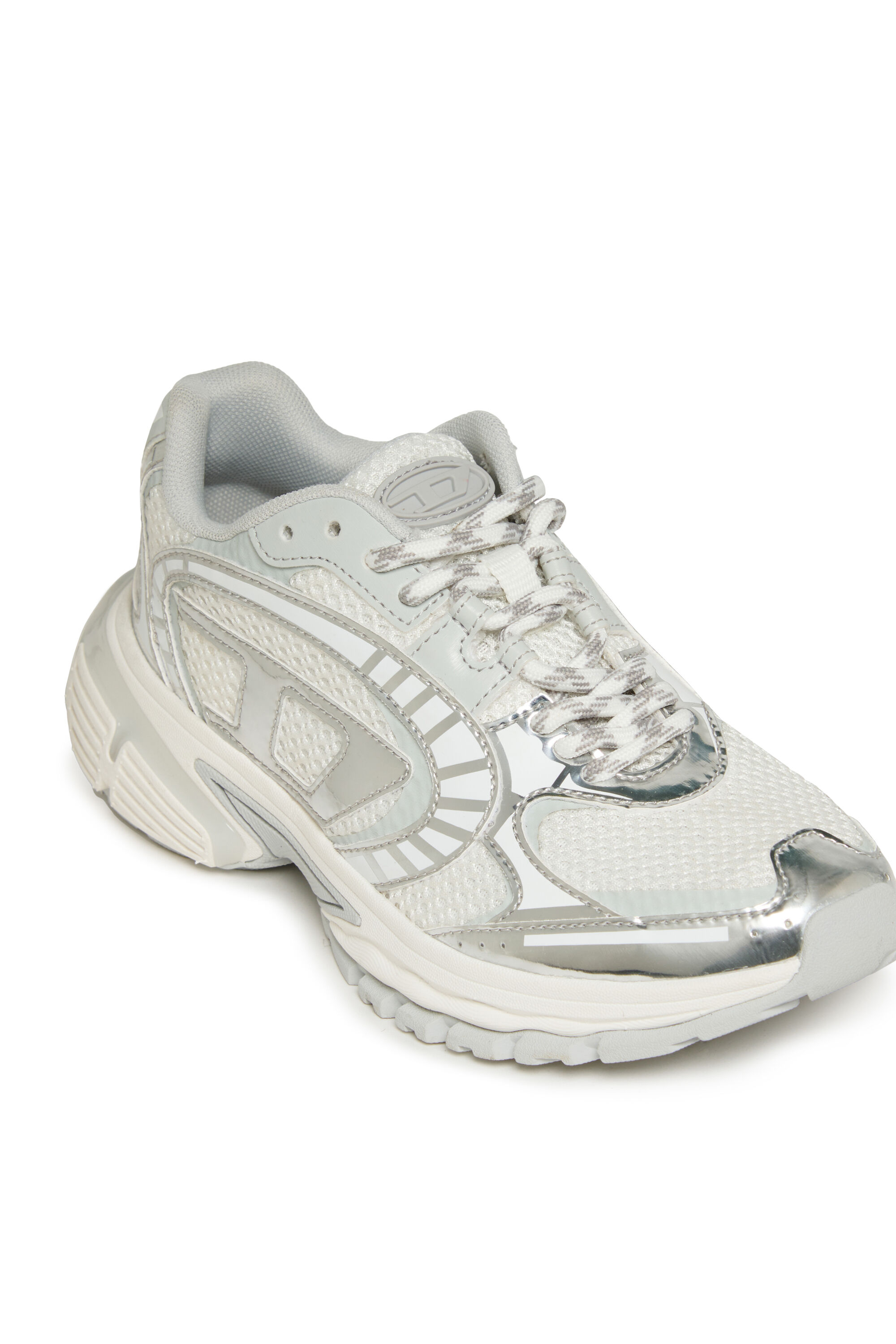 S-PRO-V-DENSE LOW, Blanco/Plateado